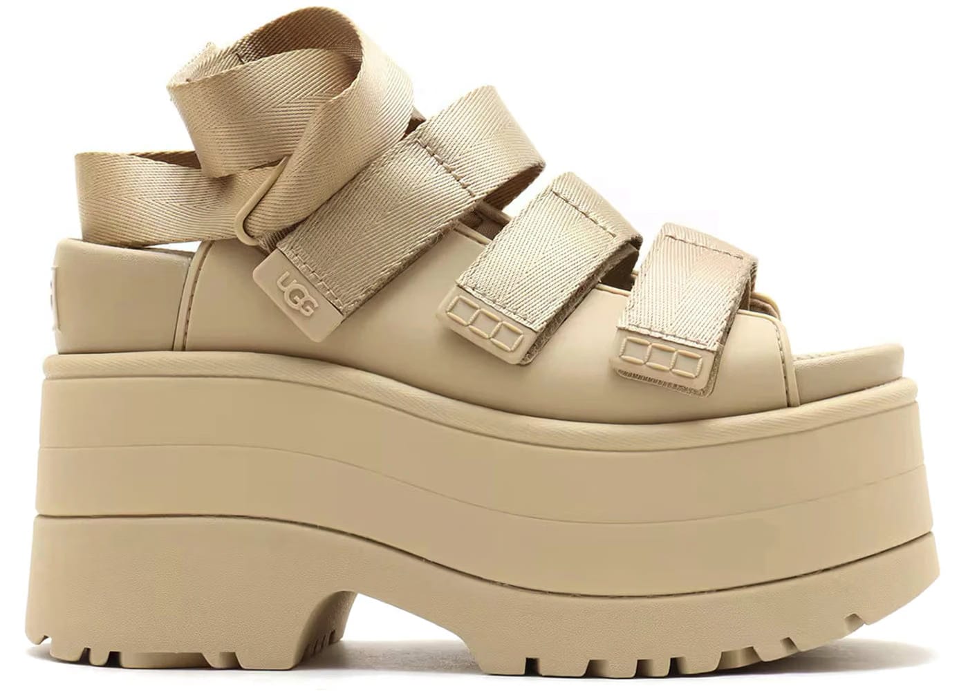 Ugg Goldenrise Platform Sandals Mustard Seed Womens