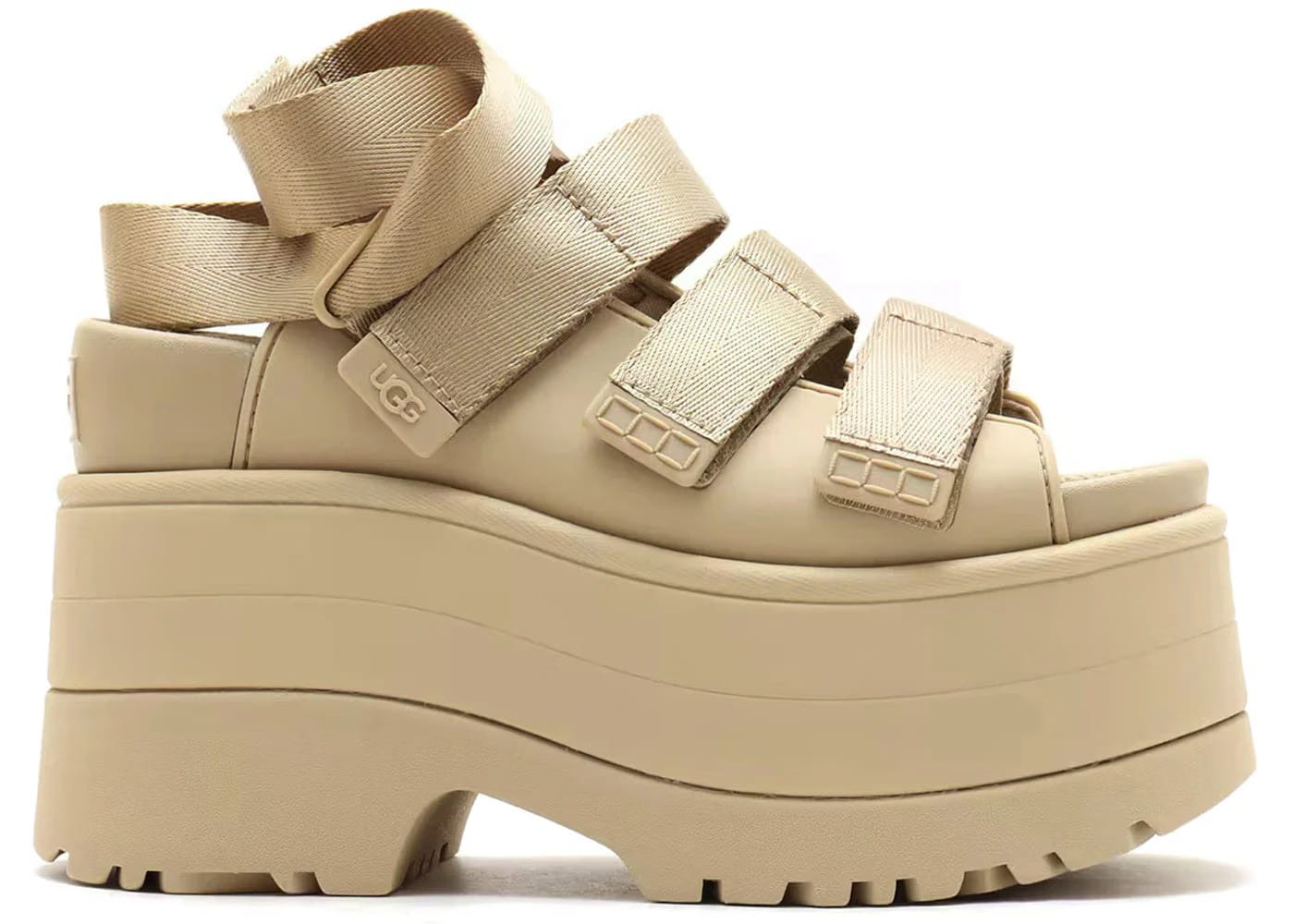 Ugg Goldenrise Platform Sandals Mustard Seed Womens