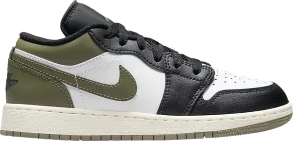 Jordan 1 Low Black Toe Medium Olive