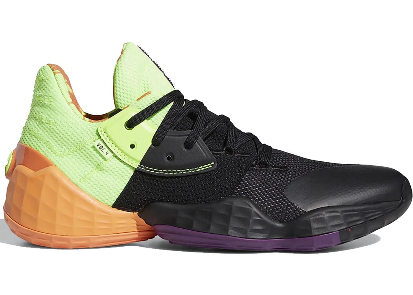 Adidas Harden Vol. 4 Black Green Orange