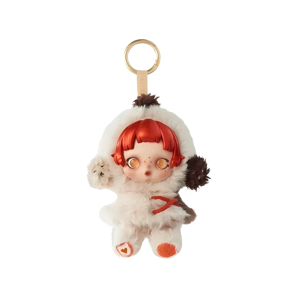 Pop Mart Skullpanda Winter Symphony Series Vinly Plush Pendant Ode to Cocoa