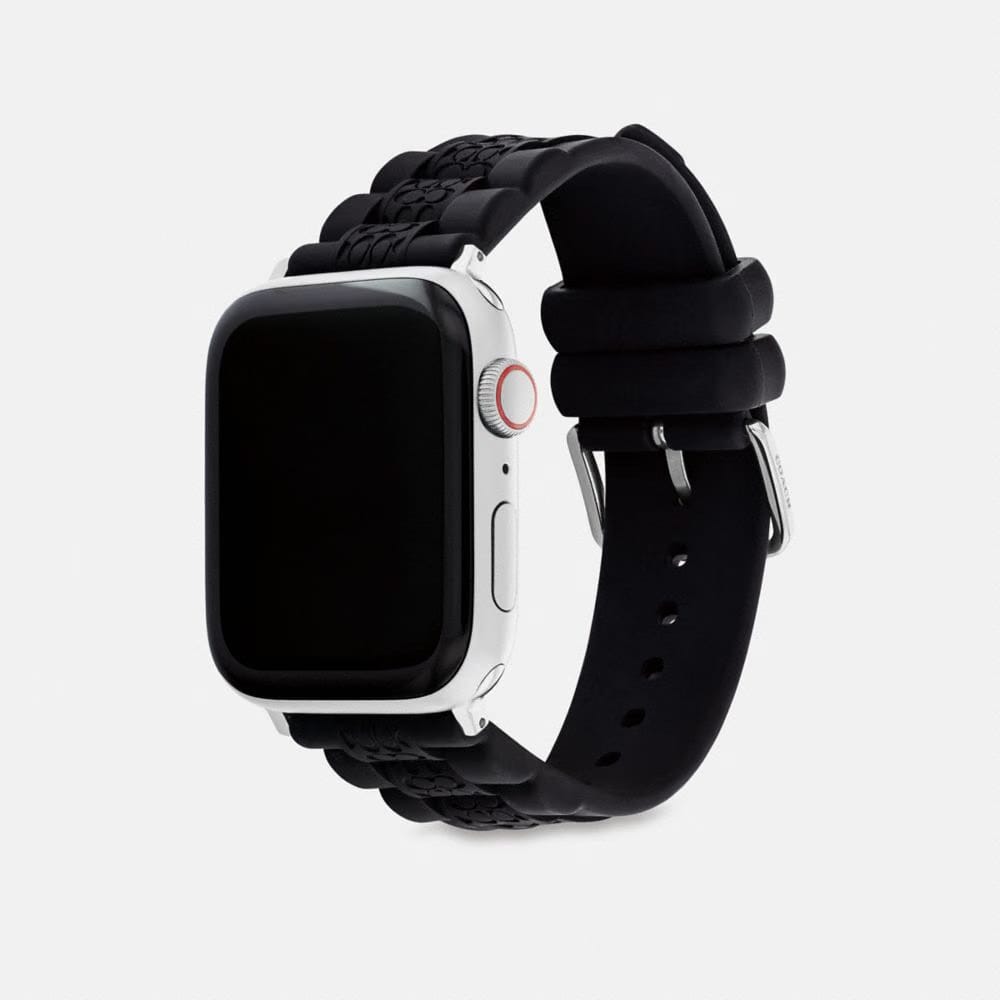 Coach Apple Watch® Strap, 42 Mm And 44 Mm Black
