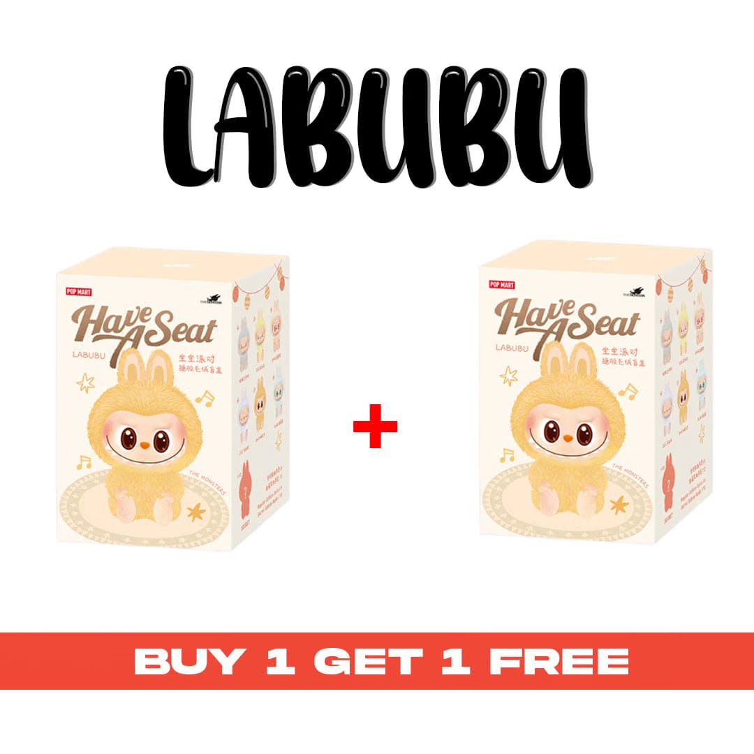 Buy 1 Get 1 Pop Mart Labubu The Monsters Have a Seat Vinyl Sealed Blind Case