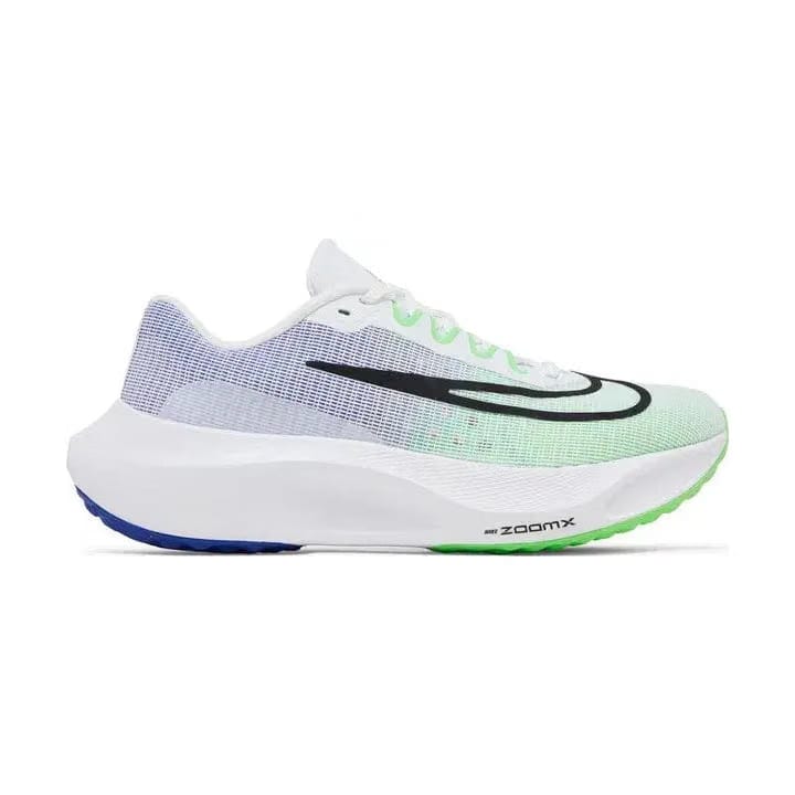 Zoom Fly 5 White Green Strike Blue