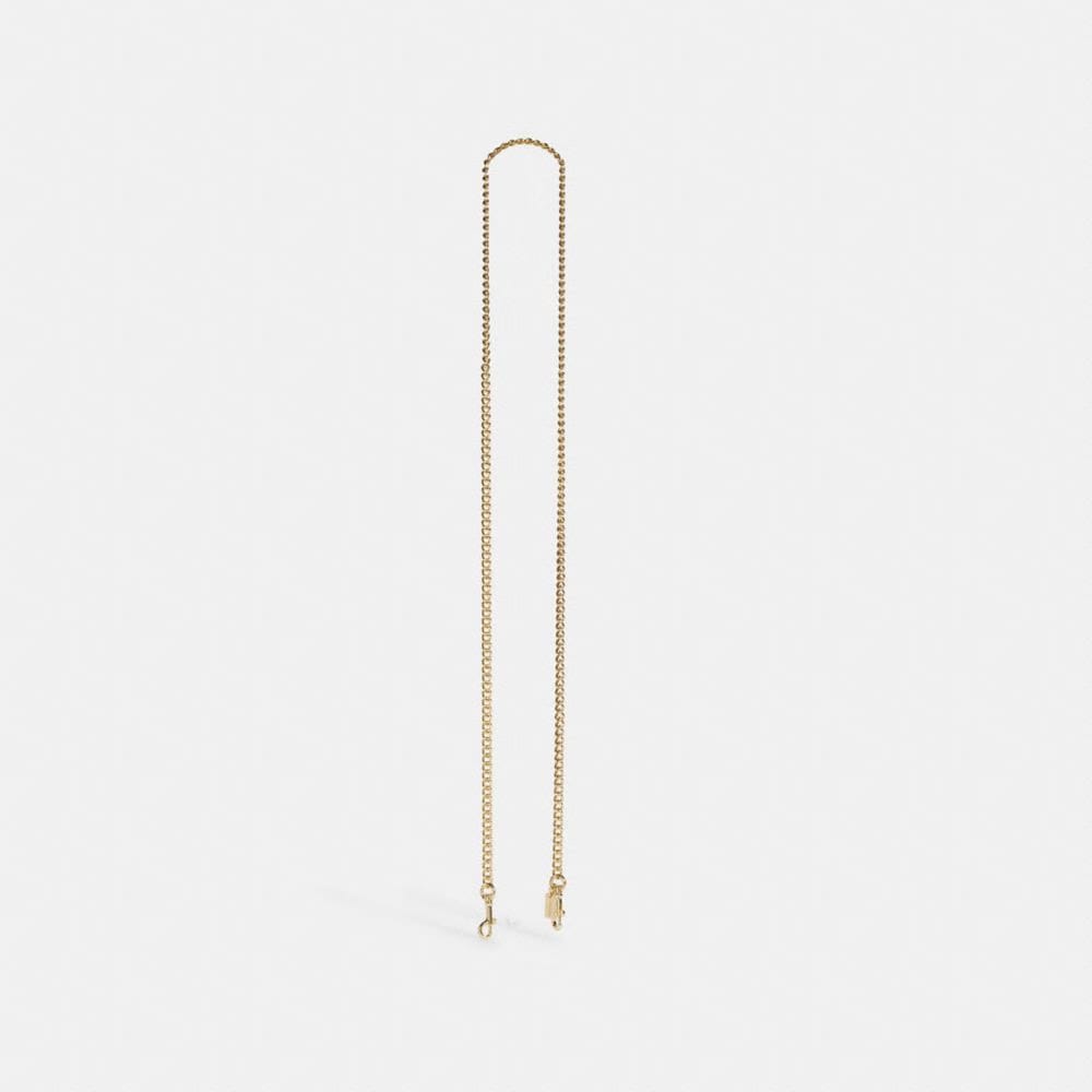 Coach Chain Strap Gold Gold