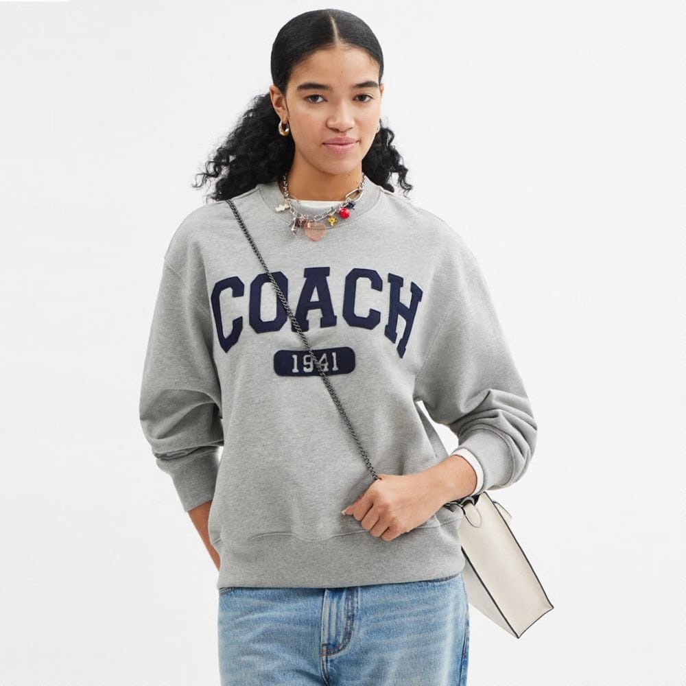 Coach Chain Strap Gunmetal