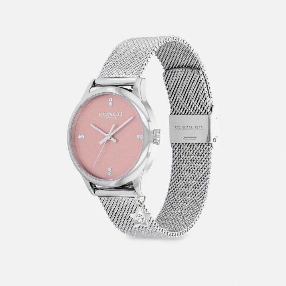 Coach Ruby Watch Gift Set, Stainless Steel Blush - 32 mm