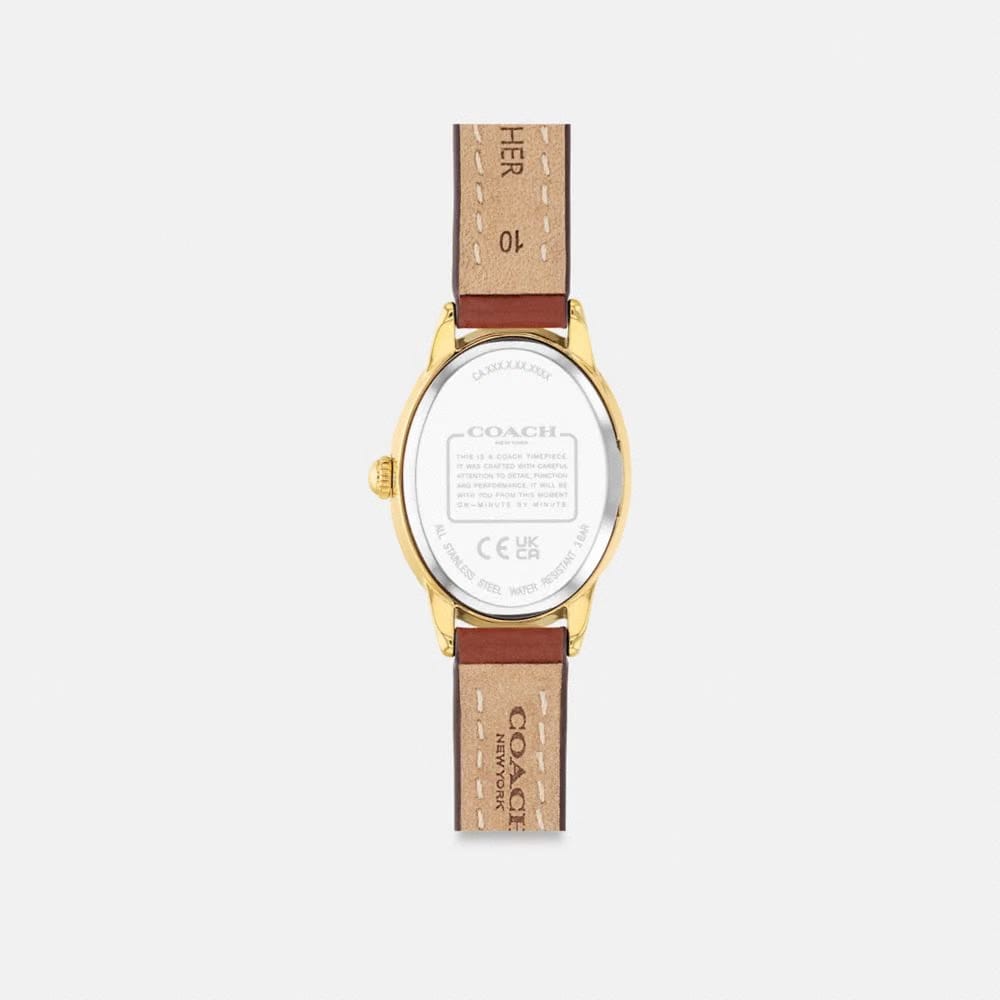 Coach Talia Watch, Saddle - 22 mm