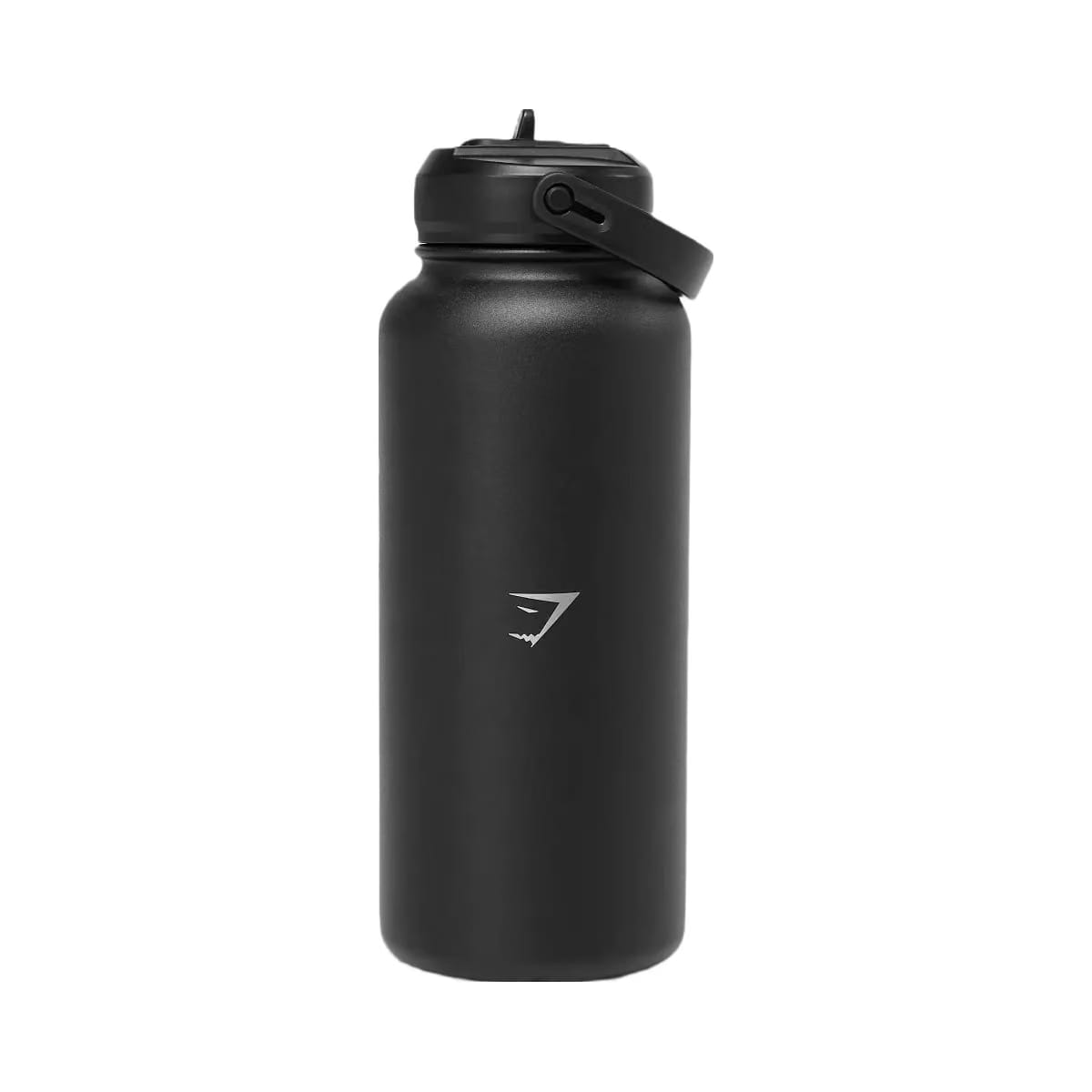 Gymshark Metal Insulated Straw Bottle 1L "Black"