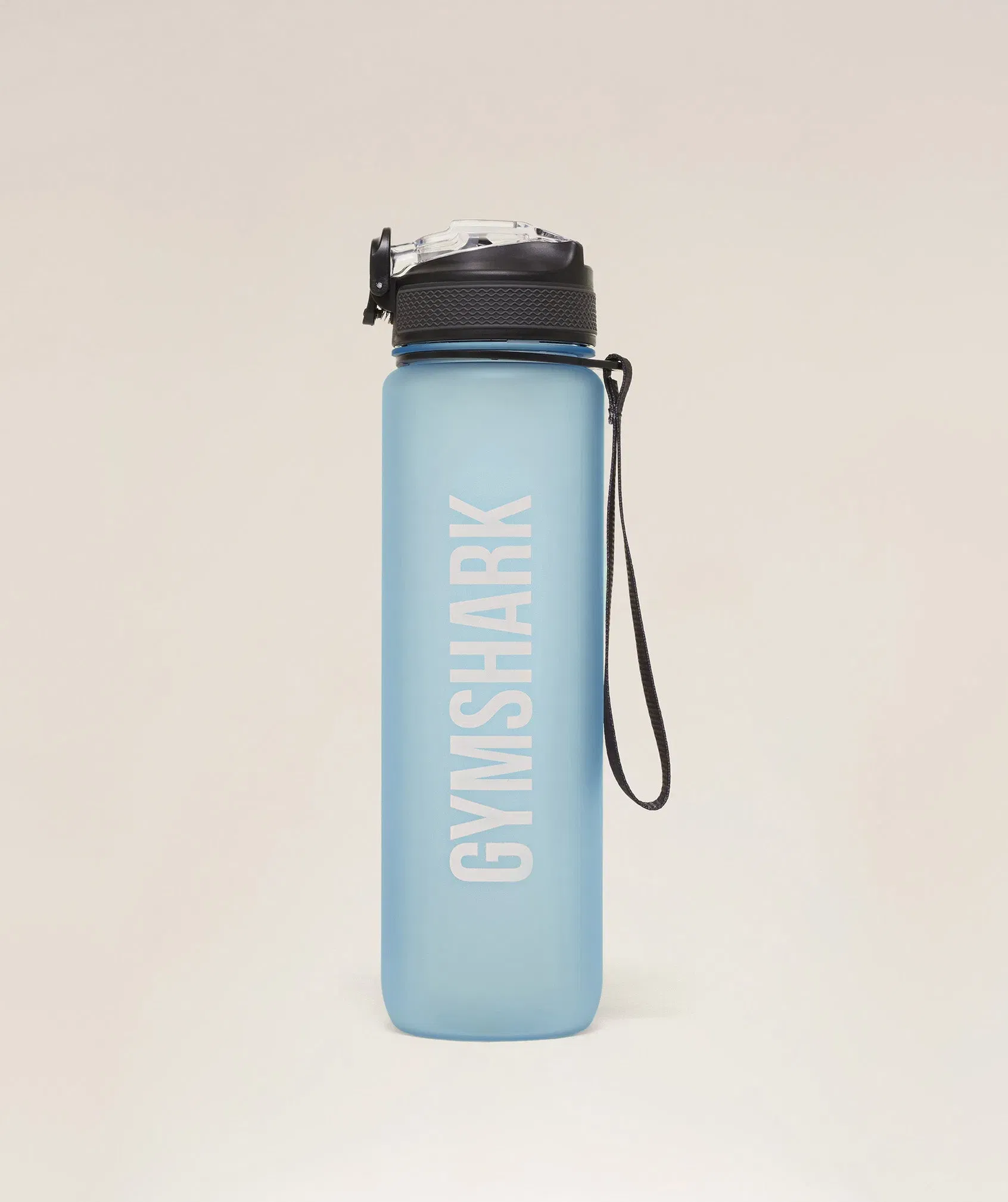 Gymshark Sports Bottle With Straw Bench Blue