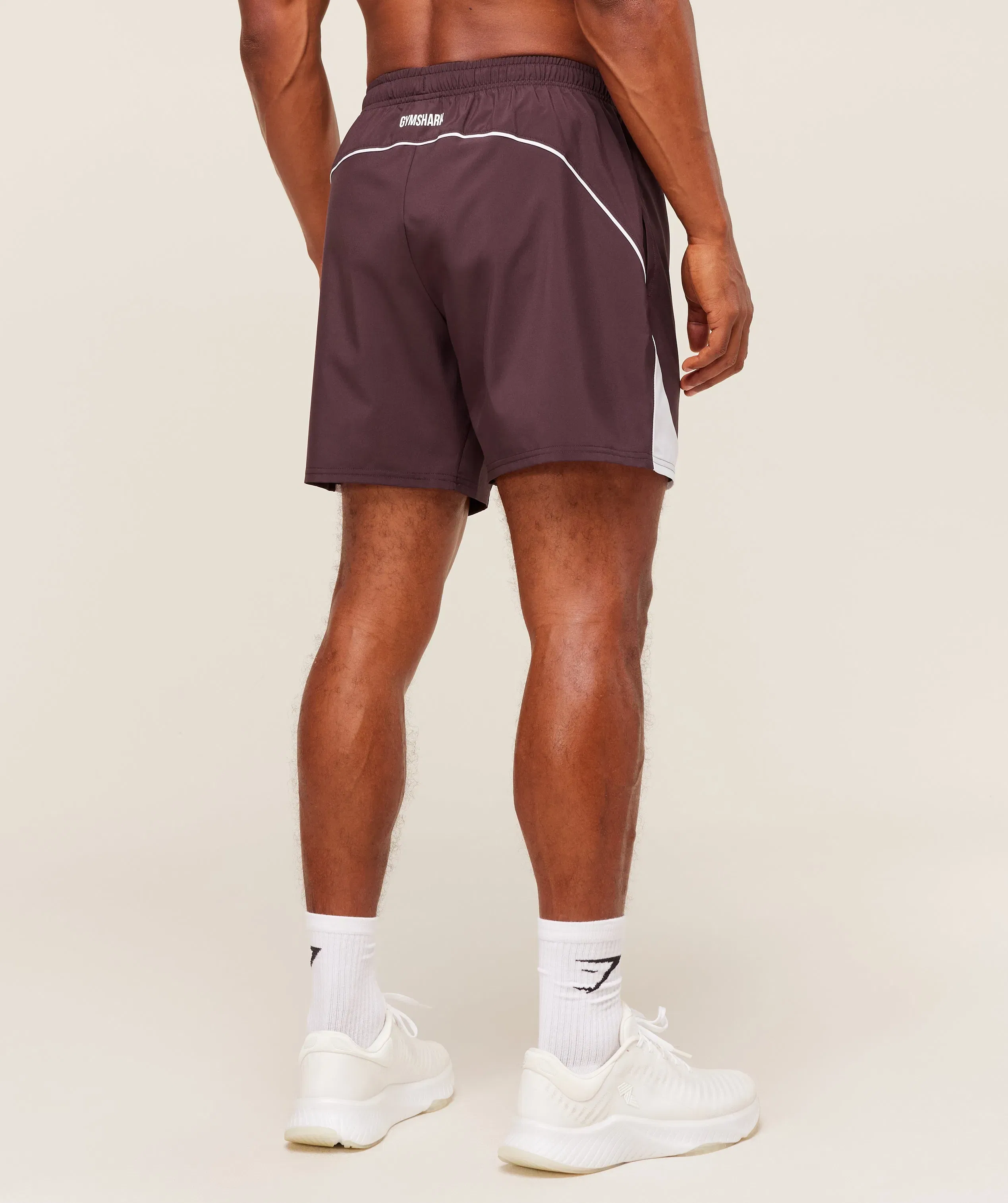Gymshark Arrival Block 6" Shorts Cherry Purple