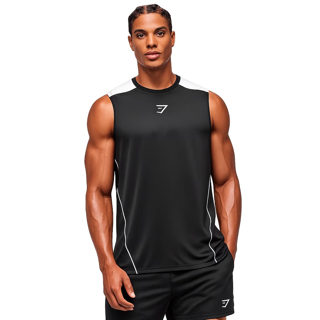 Gymshark Arrival Block Tank Black