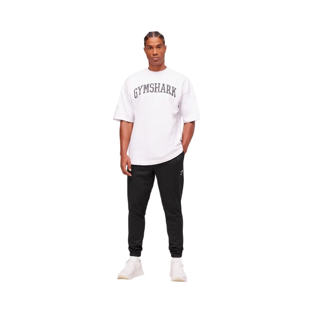 Gymshark Arrival Knit Block Joggers - Black