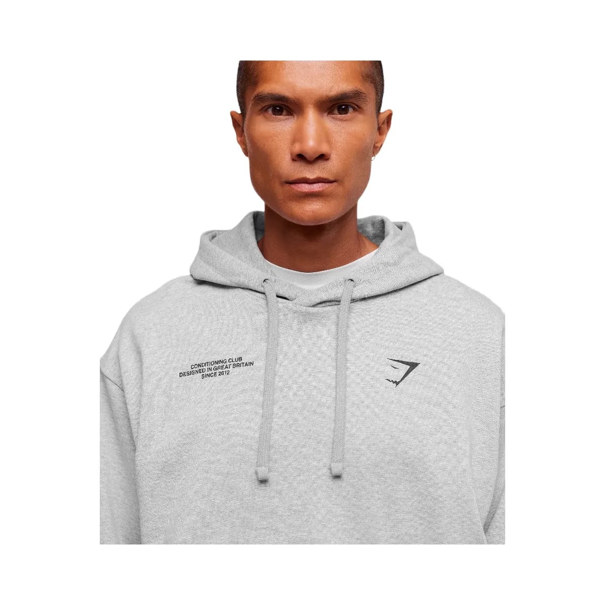 Gymshark Conditioning Club Hoodie - Light Grey Core Marl