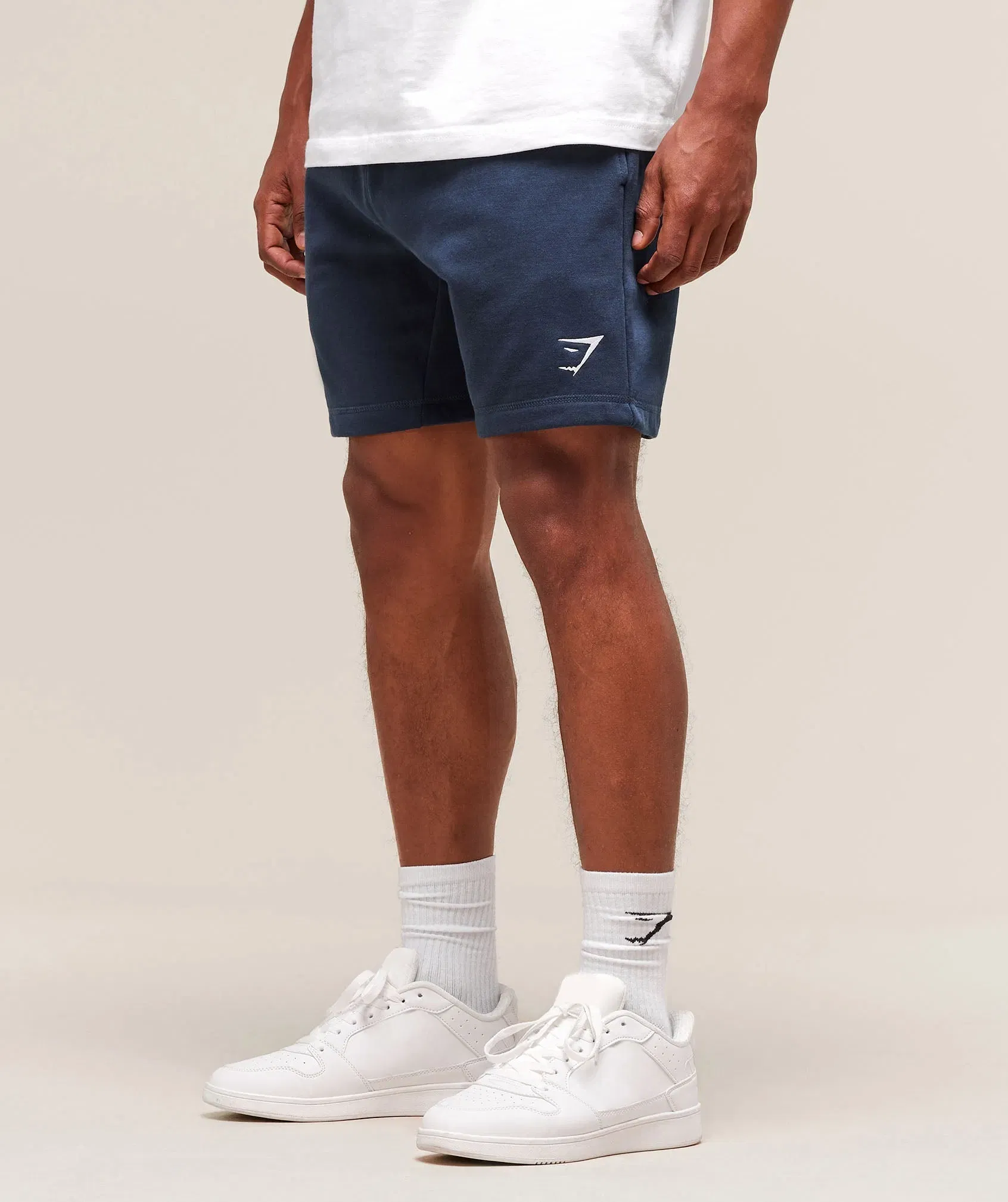 Gymshark Crest 7" Shorts Navy
