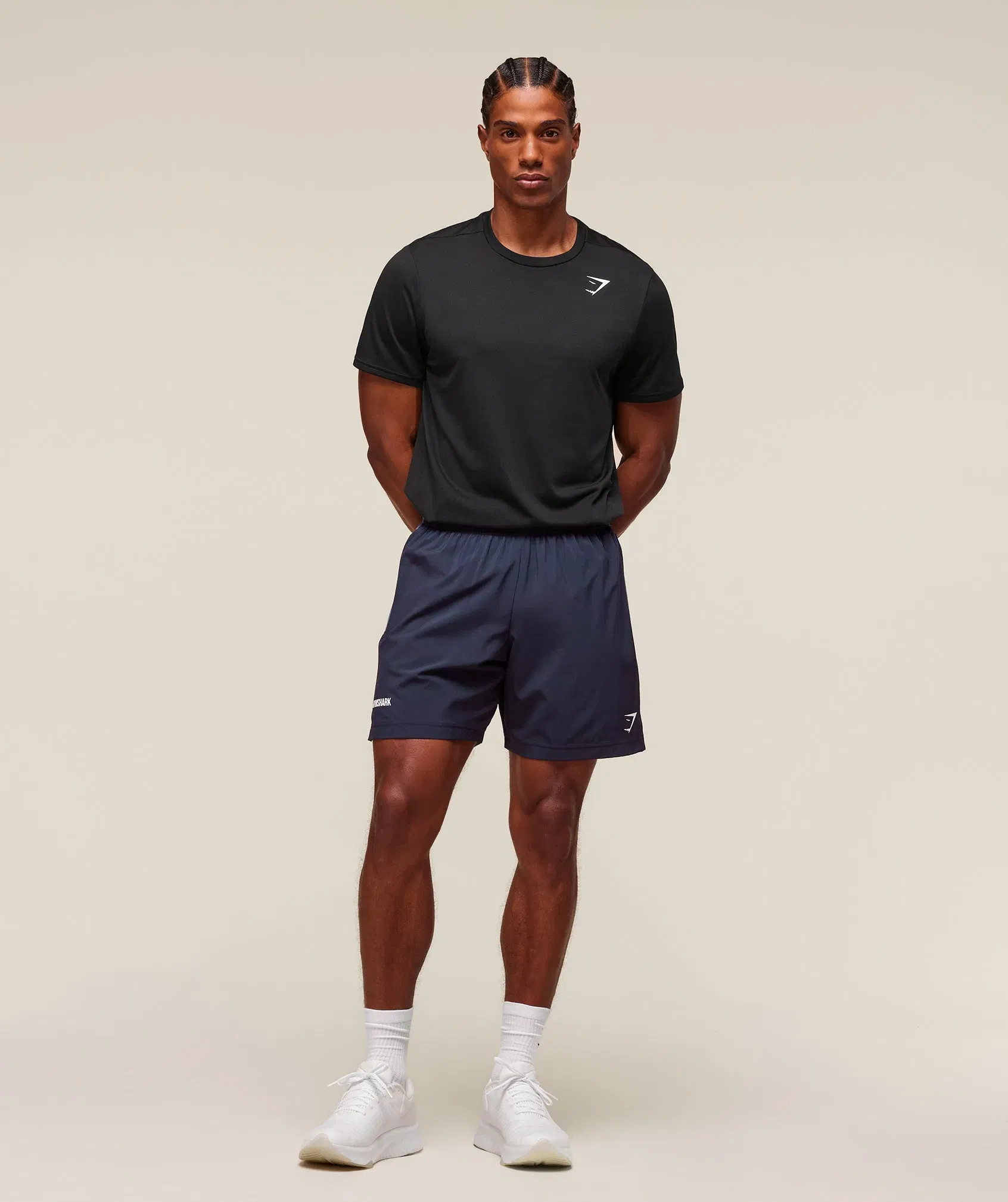 Gymshark Sport Panel 7" Shorts Heavy Blue