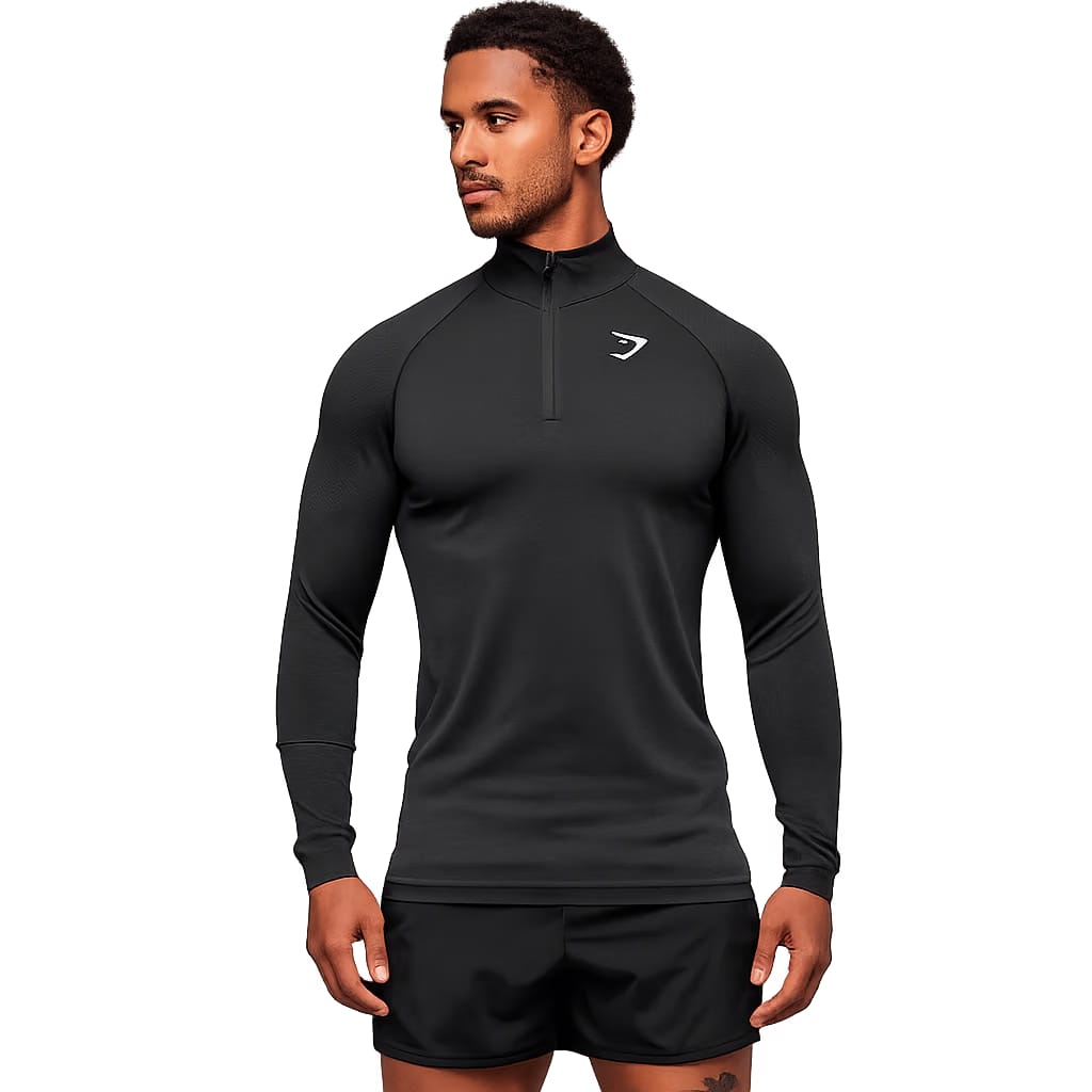 Gymshark Vital 1/4 Zip Black