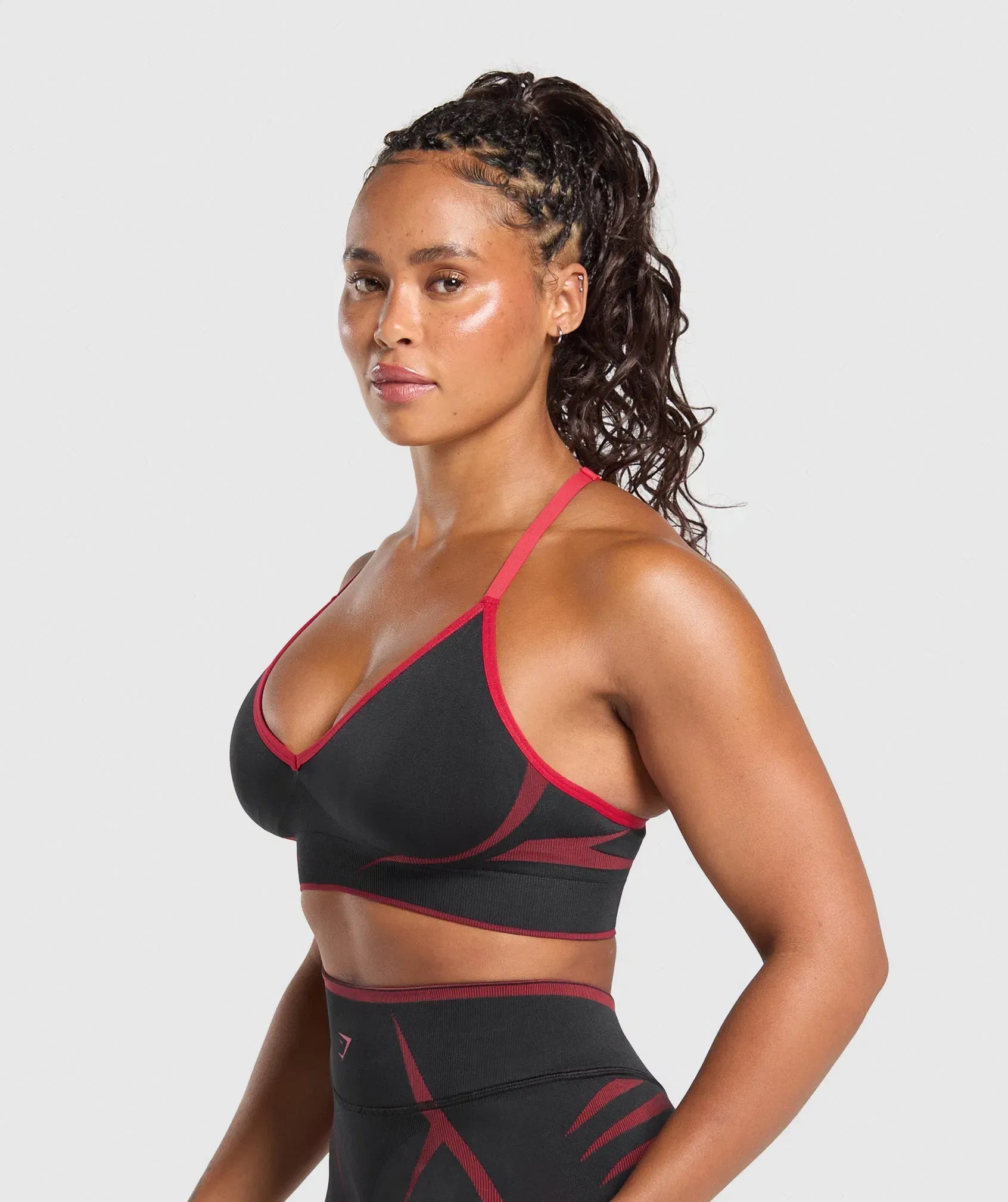 Women's Gymshark Apex Lift Seamless Sports Bra Black