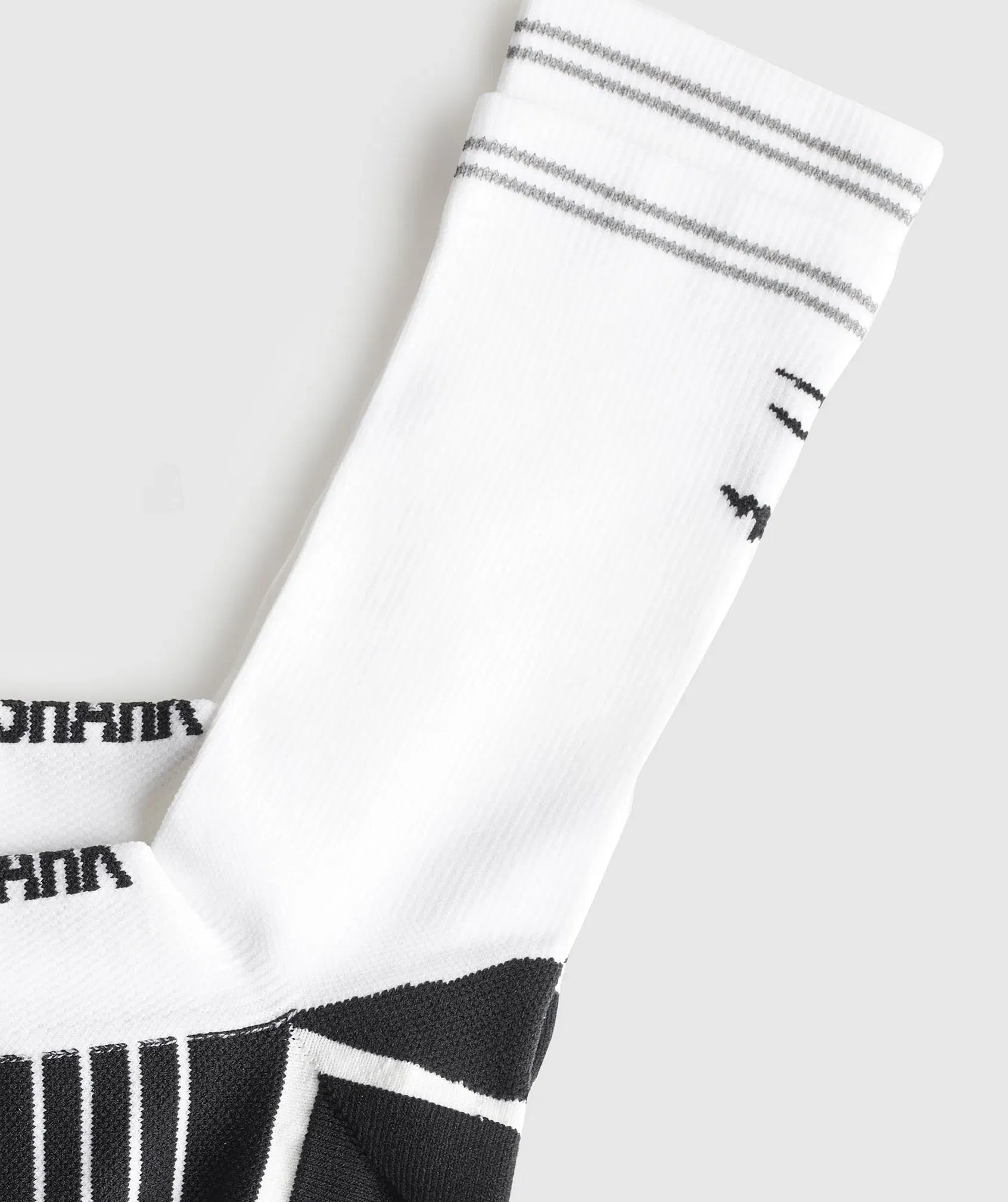 Women's Gymshark Crew Running Socks White