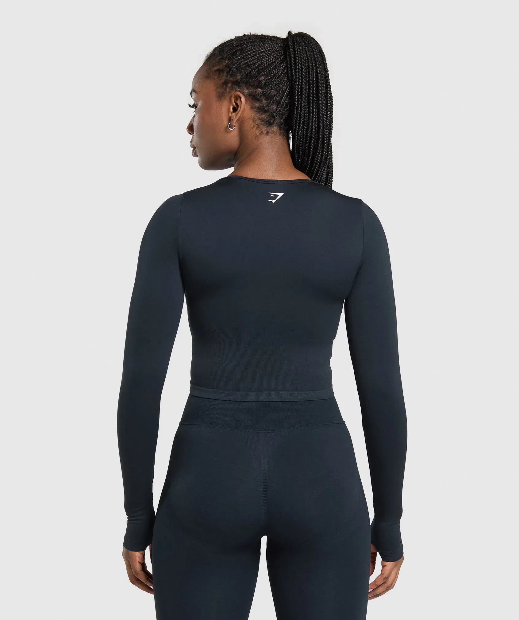 Women's Gymshark Lift Seamless Zip Up Jacket Midnight Blue