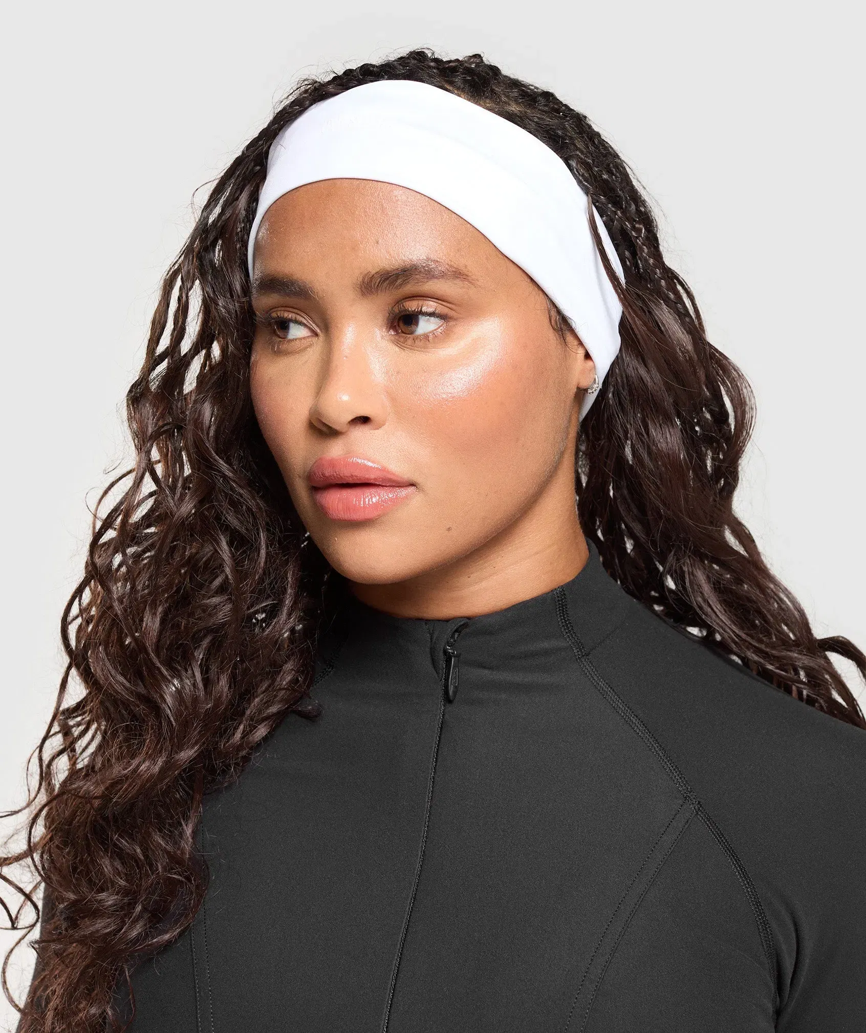 Women's Gymshark Straight Headband White