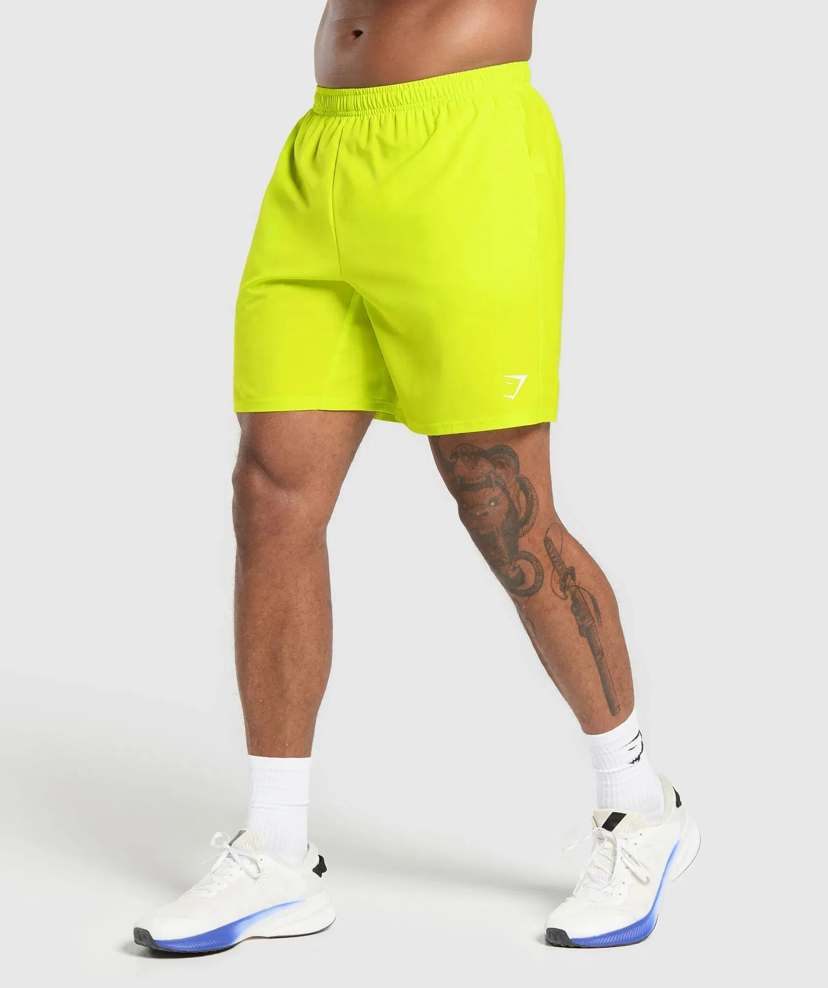 Gymshark Arrival 7" Shorts Shock Green