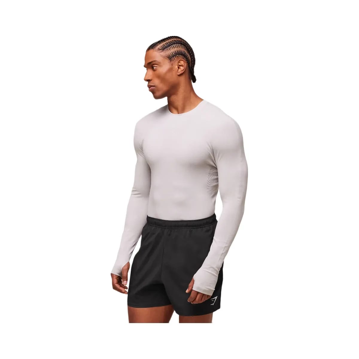 Gymshark everywear Warp Knit LS T-Shirt - Tame Grey
