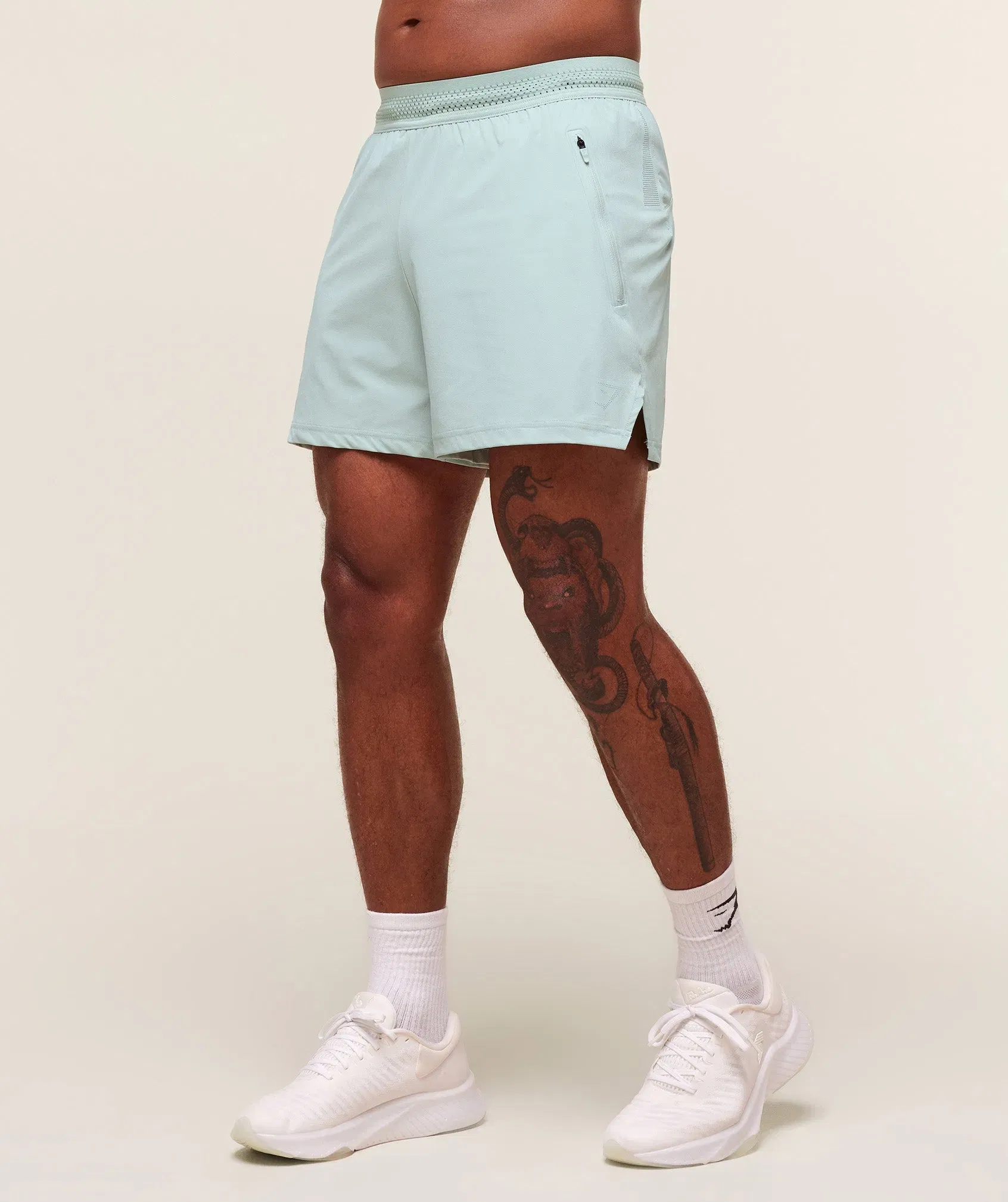 Gymshark Fit Elite 5" Shorts "Morning Blue"