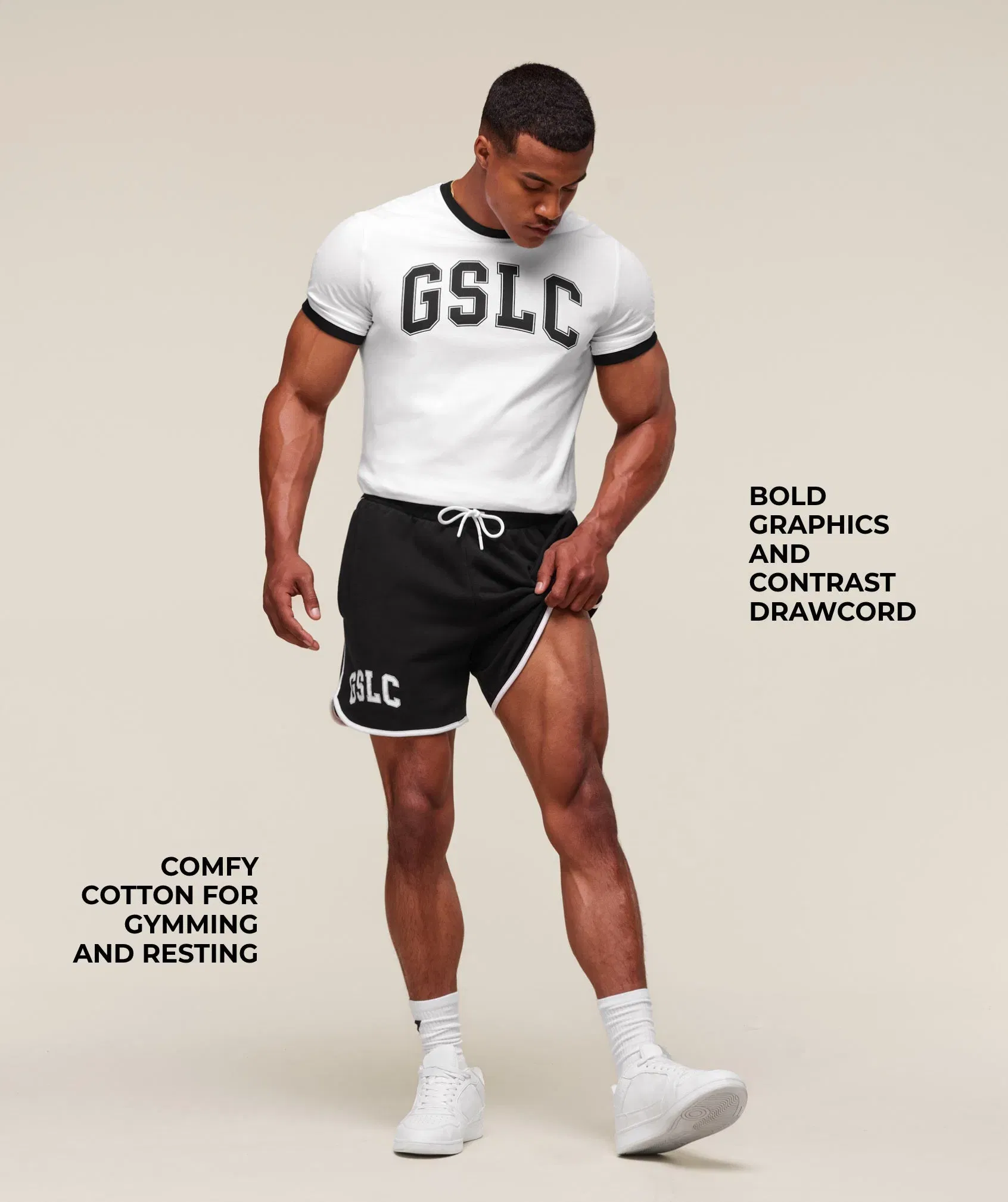 Gymshark Gslc Contrast 5" Shorts Black