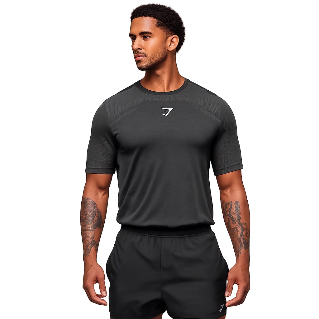 Gymshark Lightweight Seamless T-Shirt Black