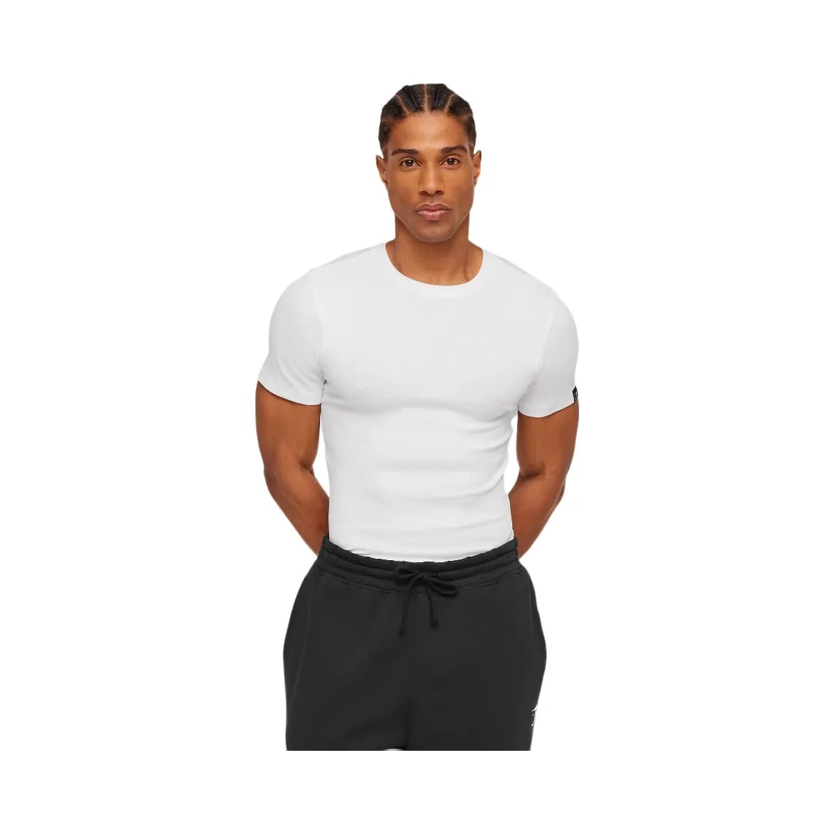 Gymshark Ribbed T-Shirt "White"