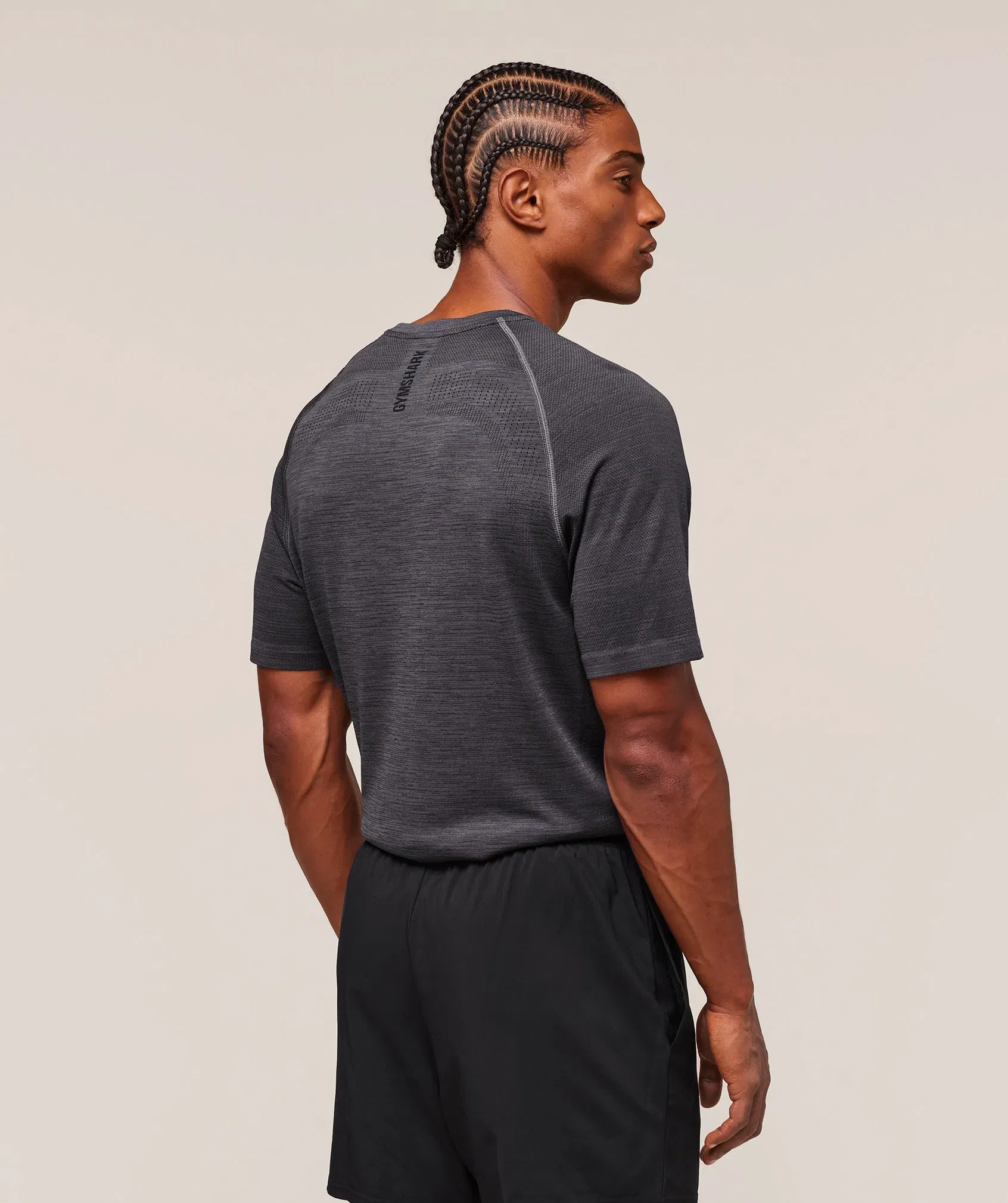 Gymshark Versatile Seamless T-Shirt Dark Grey