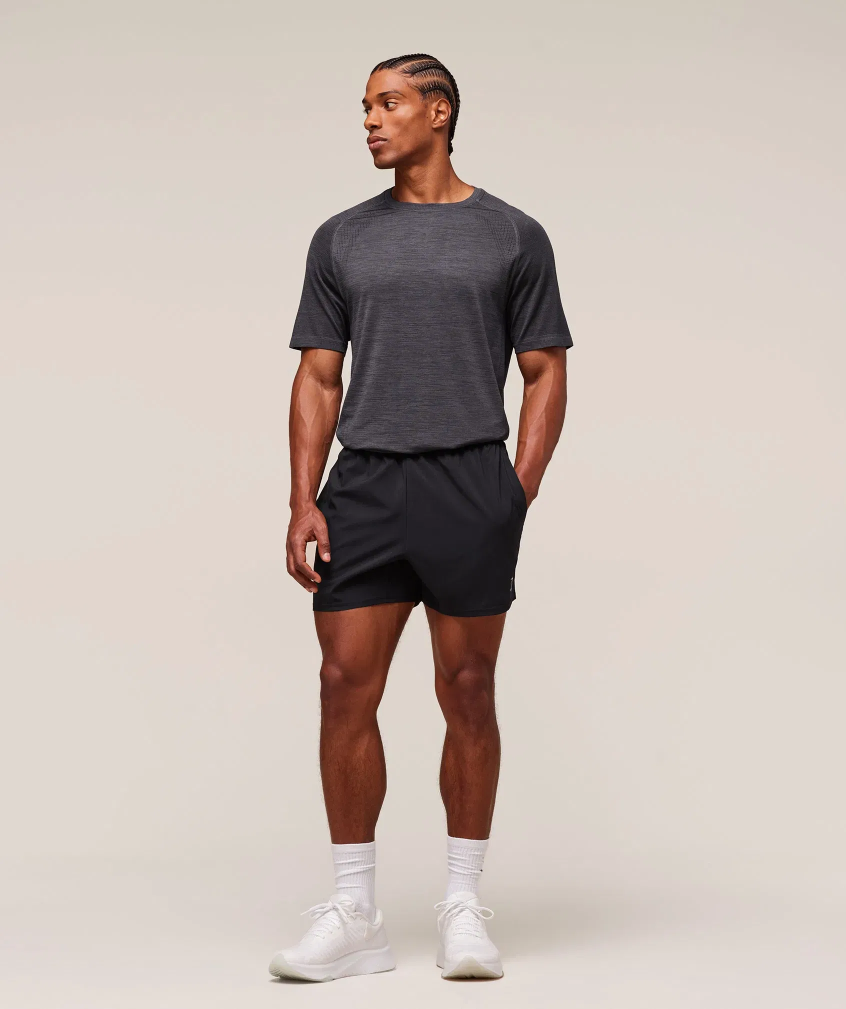 Gymshark Versatile Seamless T-Shirt Dark Grey