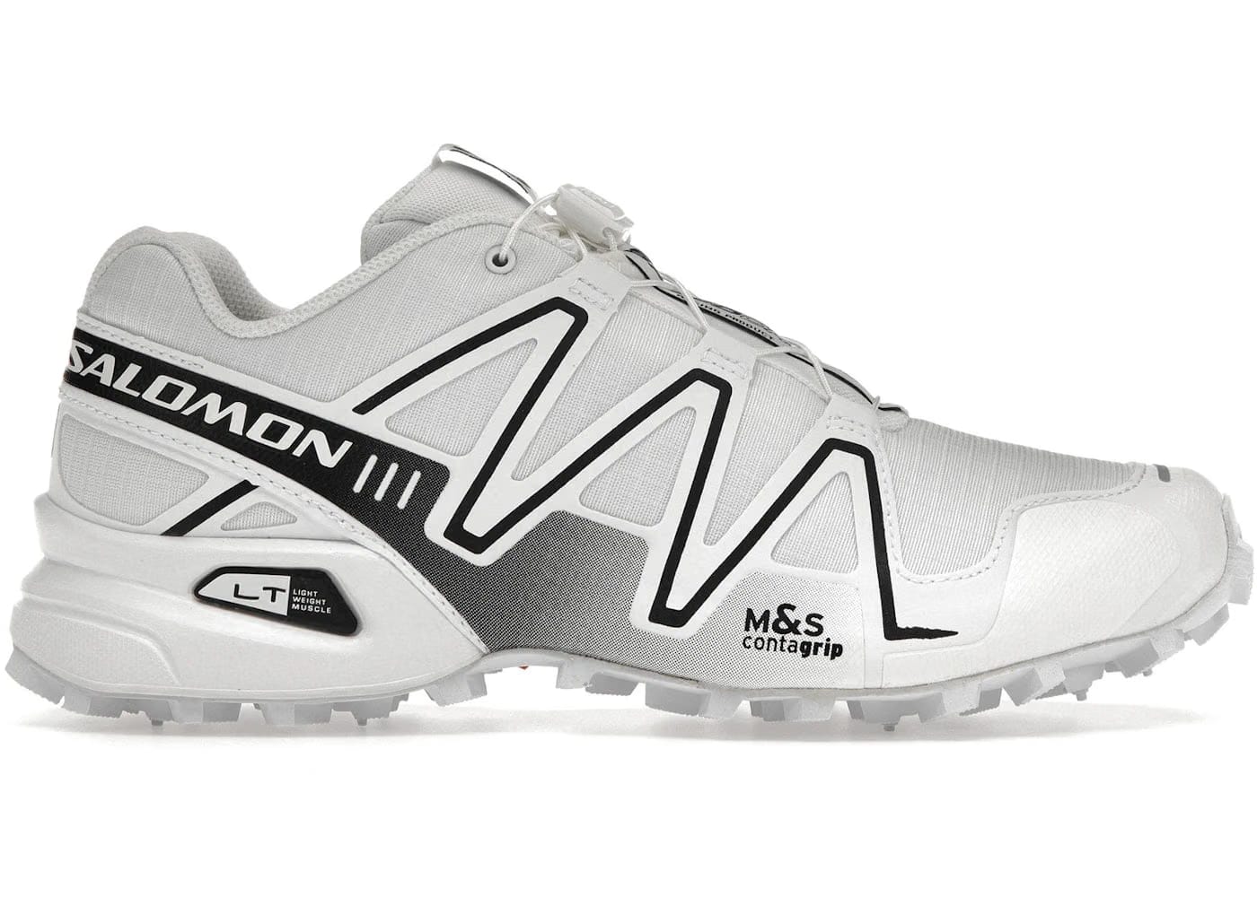 Salomon Speedcross 3 White Alloy Black