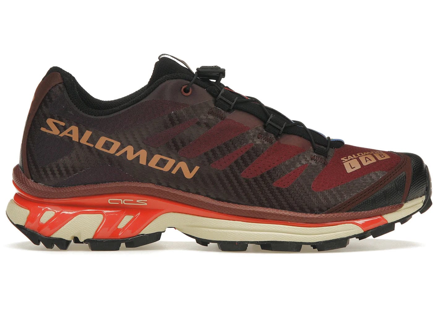 Salomon Xt-4 Bitter Chocolate Mocha Mousse Fiery Red