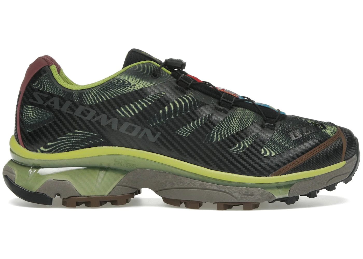 Salomon Xt-4 Og Rave At Dawn Black Dark Citron