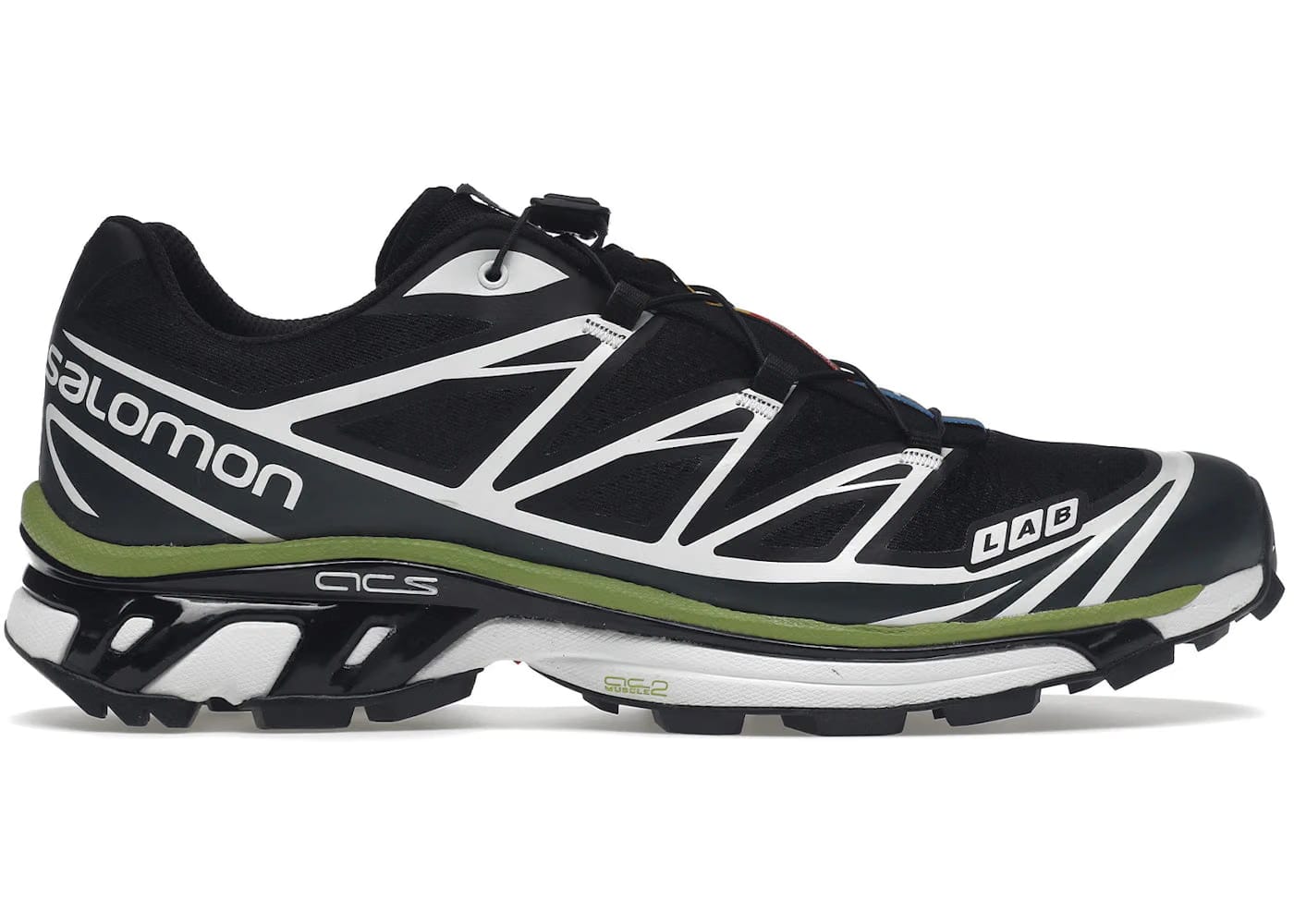 Salomon Xt-6 Black Green Lime