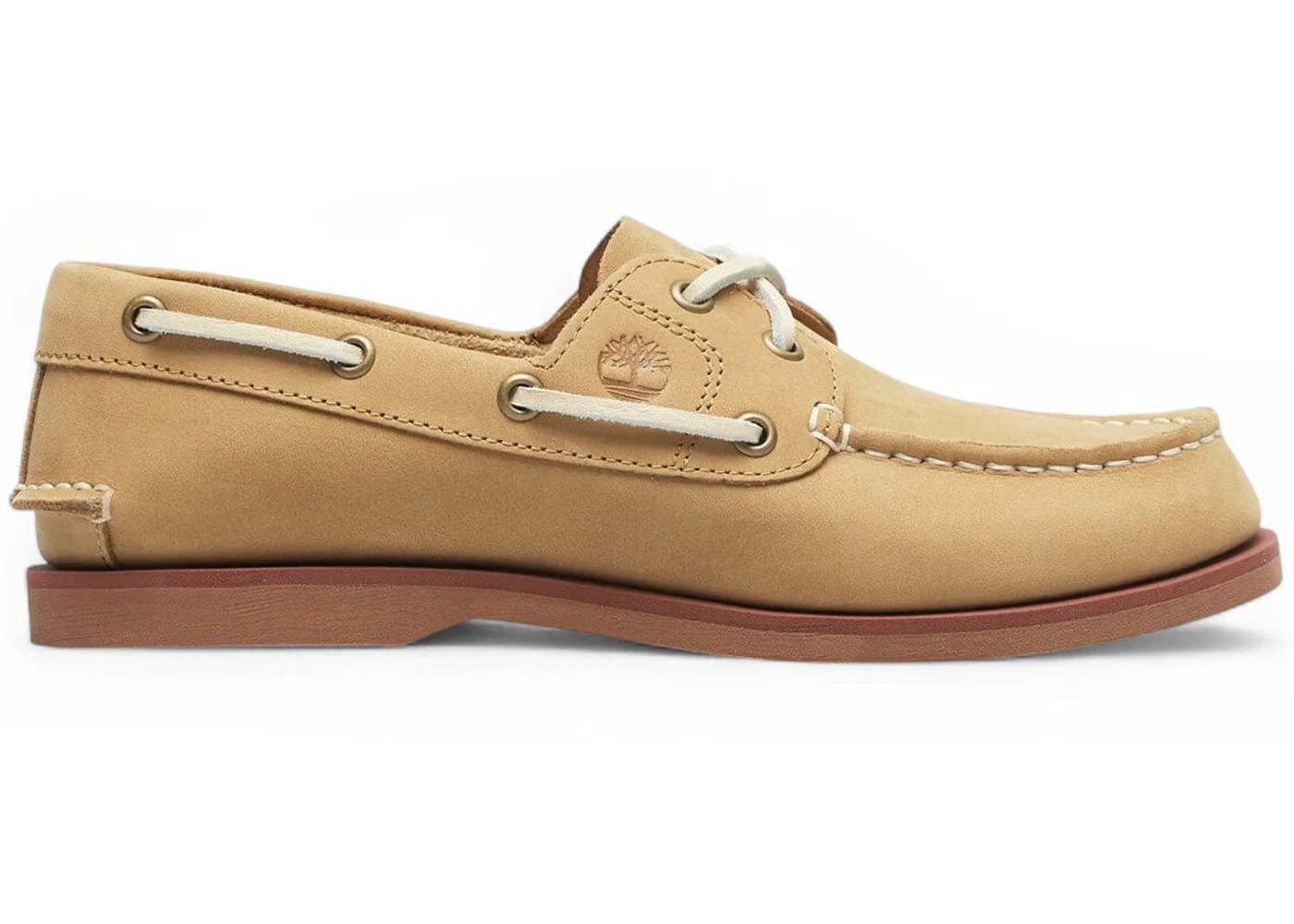 Timberland 2-Eye Classic Boat Shoe Beige Womens