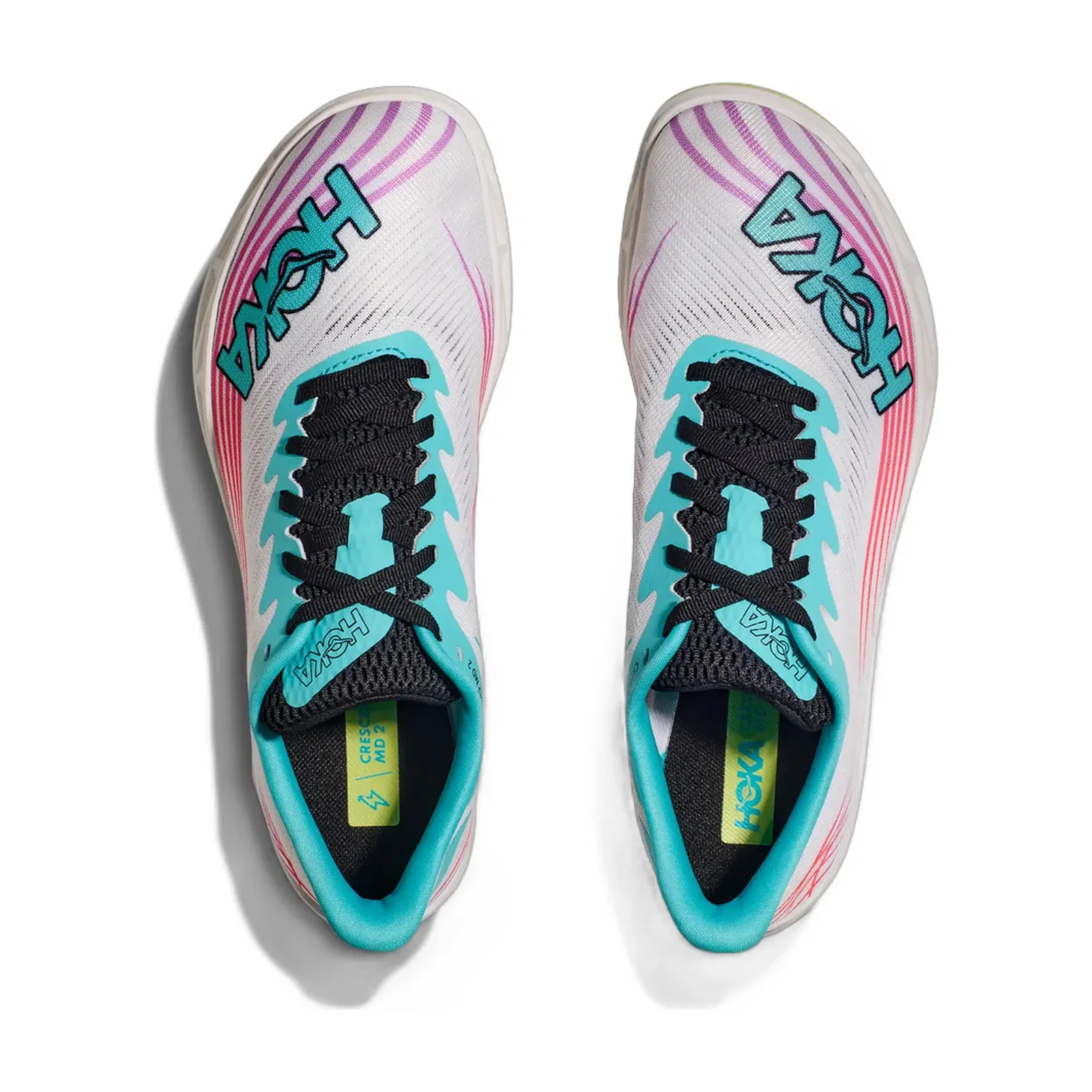 Hoka Crescendo Md 2 White Cielo Blue
