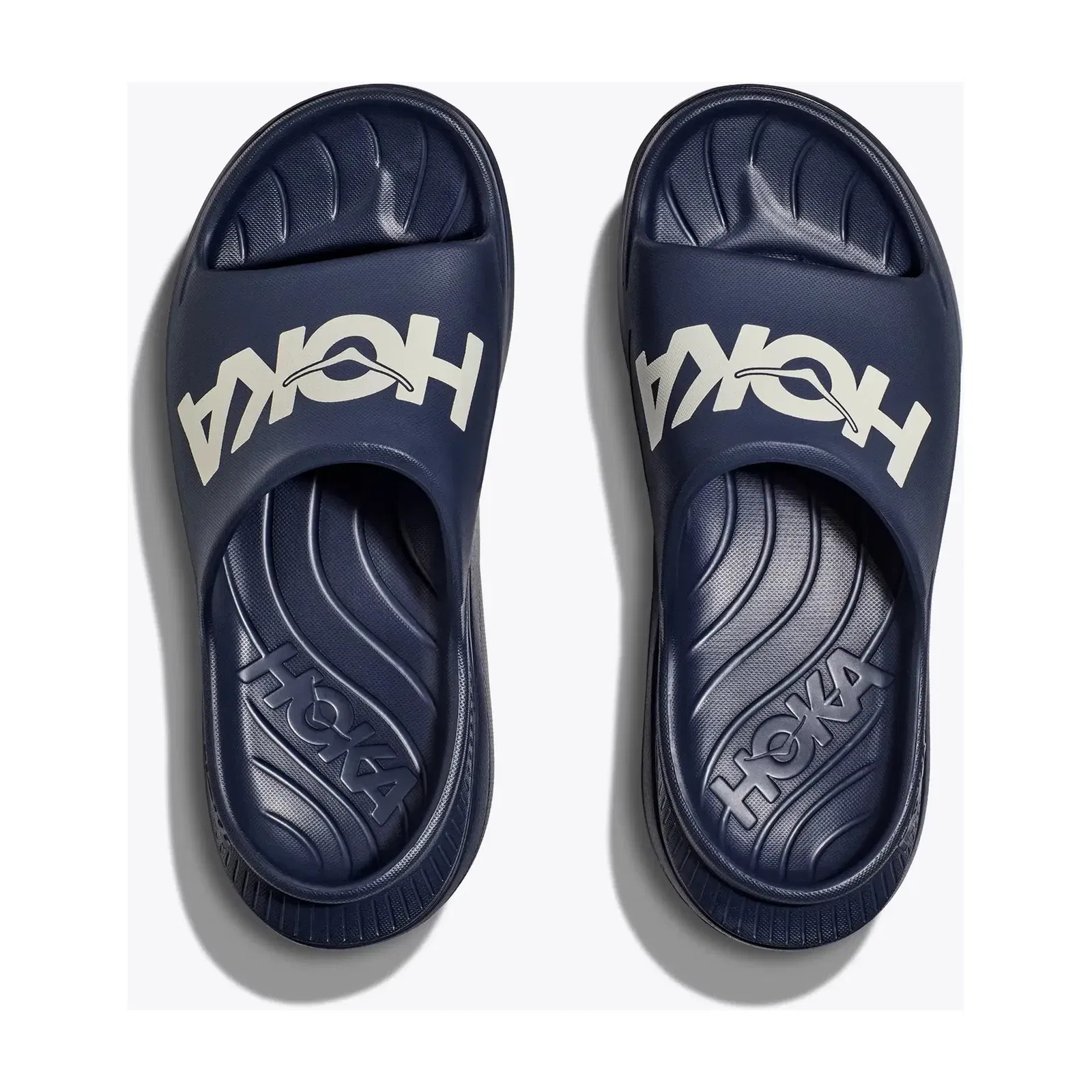 Hoka Ora Athletic Slide Varsity Navy White