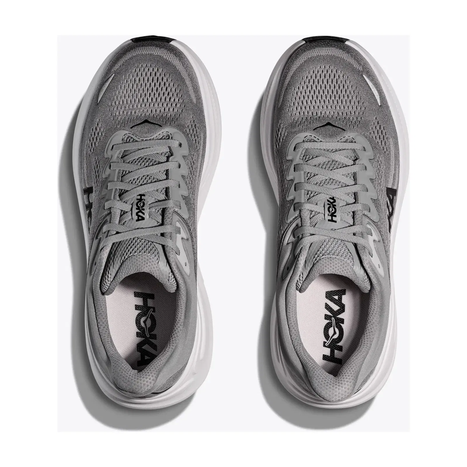 HOKA Bondi 9 Galactic Stellar Grey