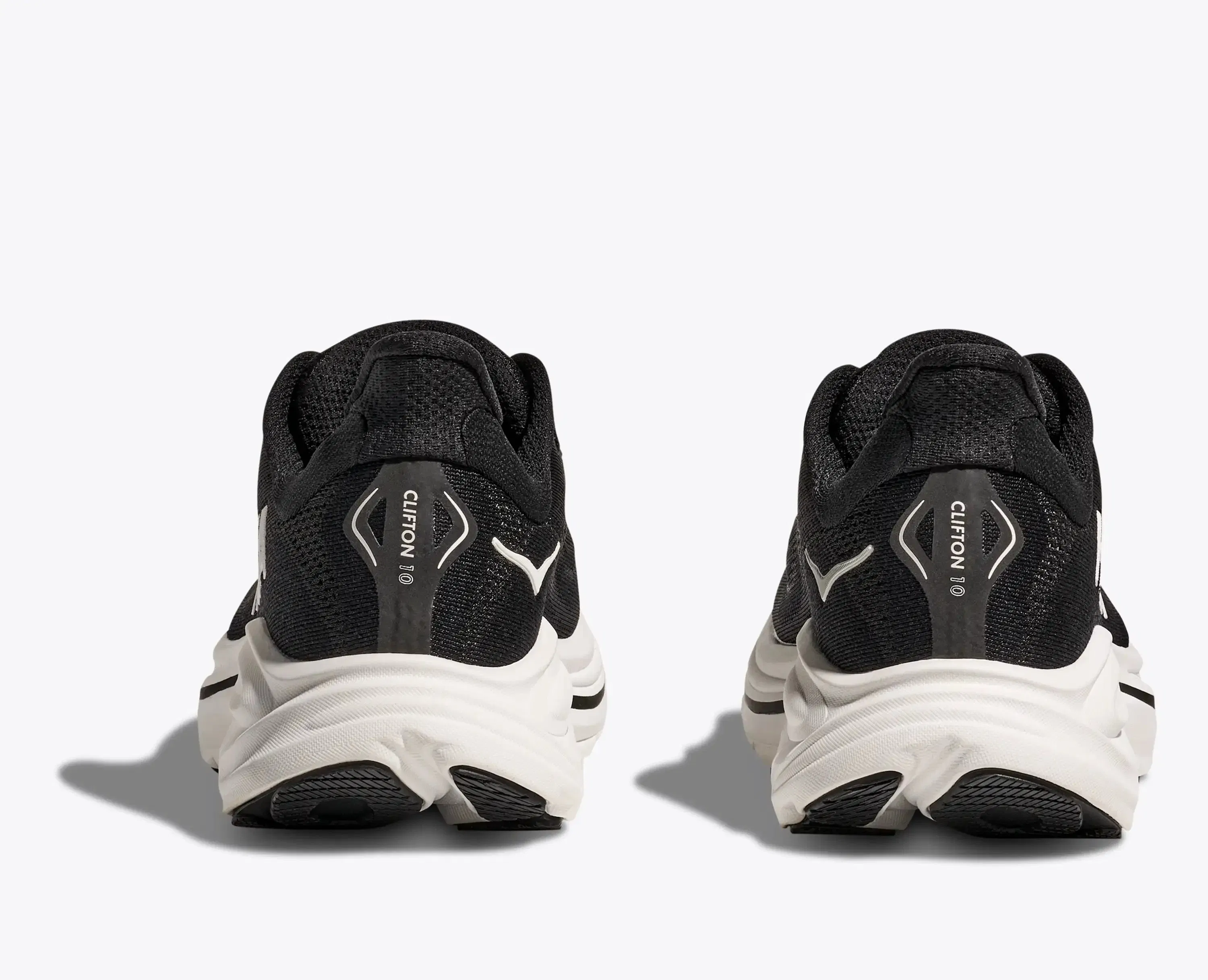 HOKA Clifton 10 Black White
