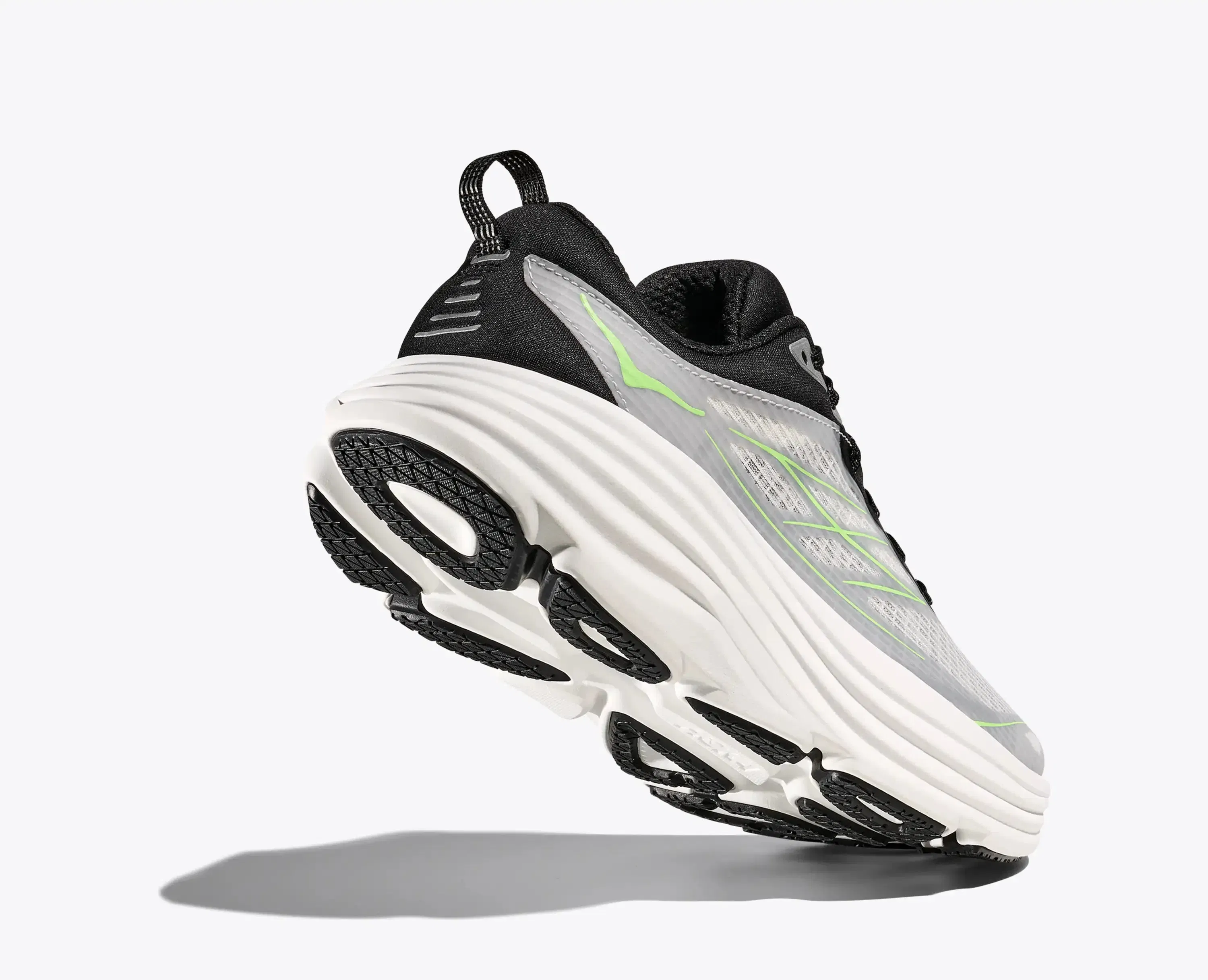 HOKA Bondi 8 Caged Stealth Tech Pack - White Tart Apple