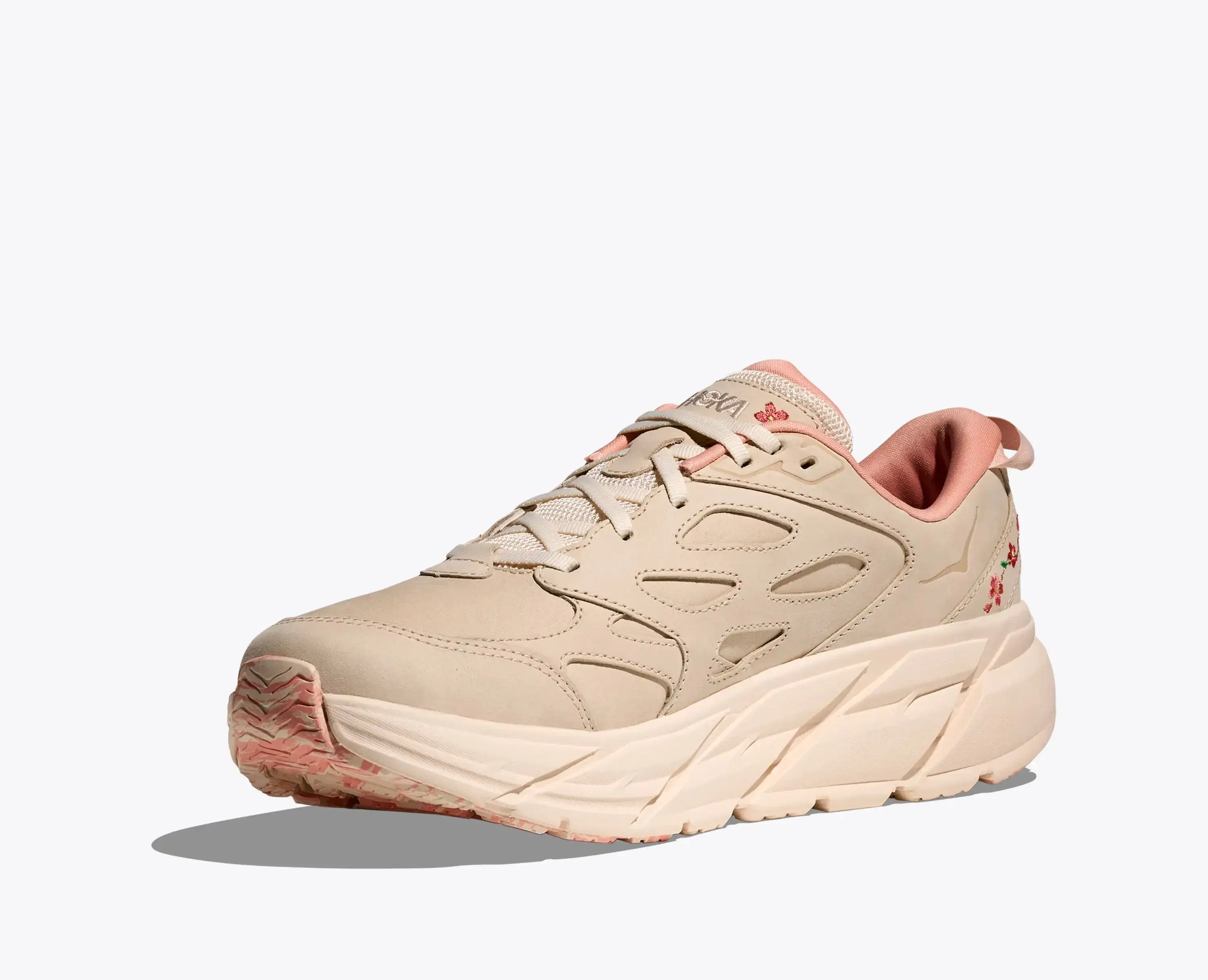 Hoka Vibrant Bloom Clifton L Vanilla Dry Clay