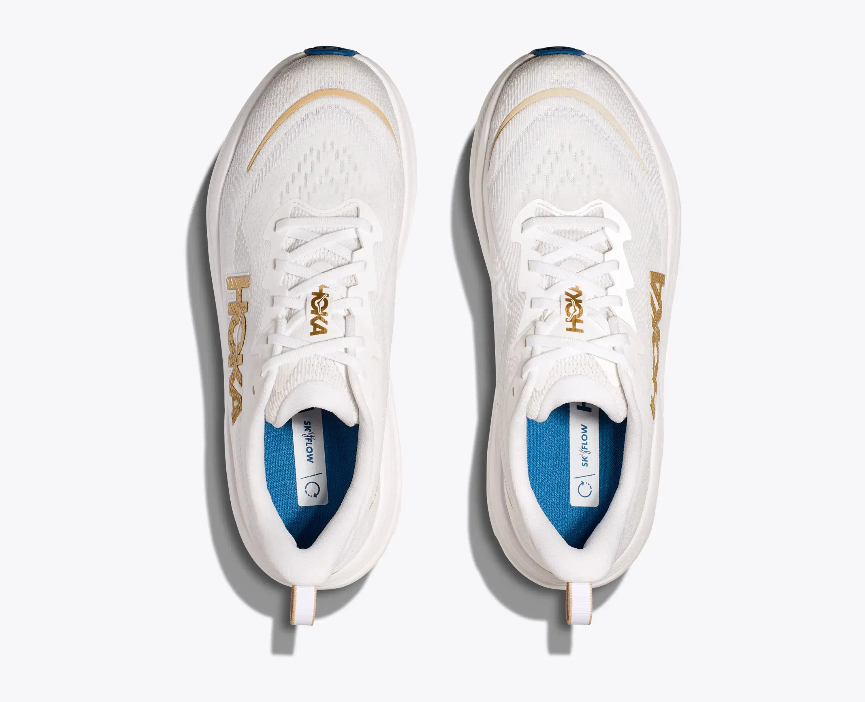HOKA Skyflow Frost Gold