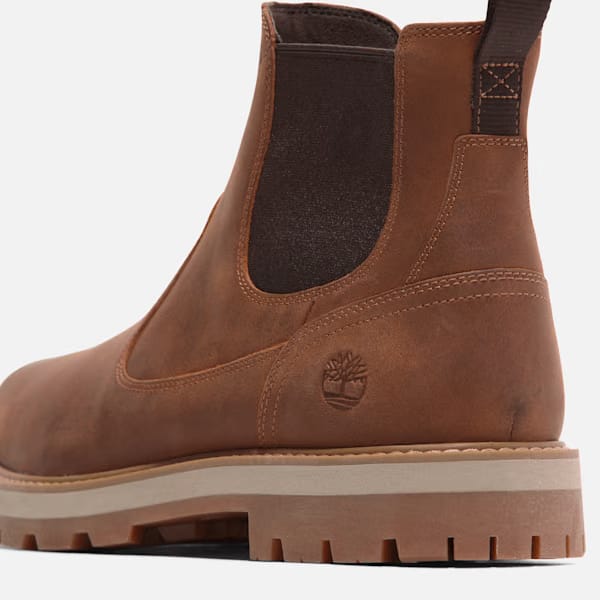 Timberland Britton Road Chelsea Boot Rust Full-Grain Men'S