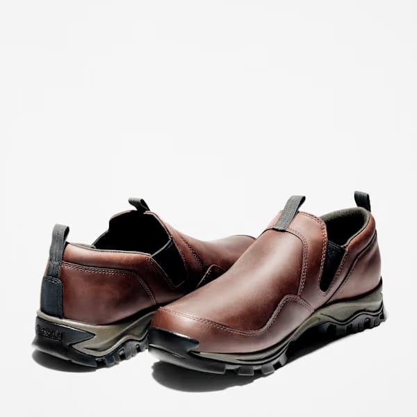 Timberland Mens Mt Maddsen Low Slip-On Boot Dark Brown Full-Grain
