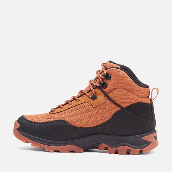 Timberland Mens Mt Maddsen Mid Waterproof Hiking Boot Wheat Mesh