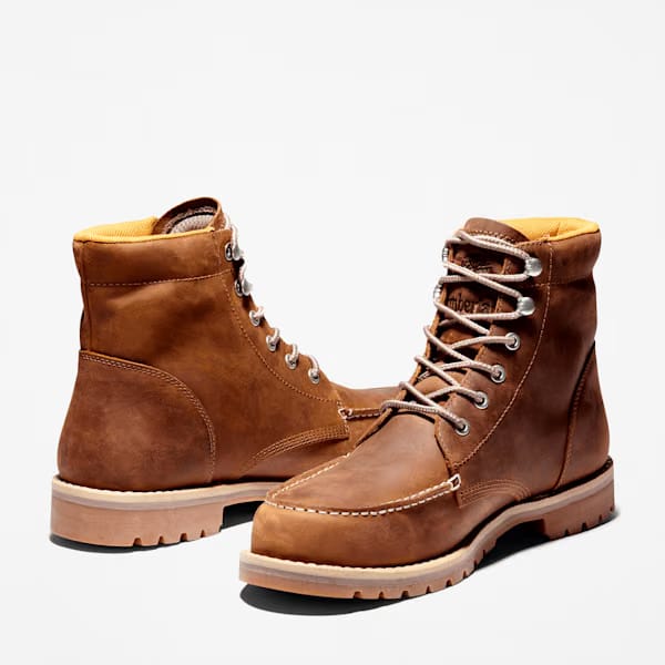 Timberland Redwood Falls Waterproof Moc-Toe Boot Black Nubuck Men'S