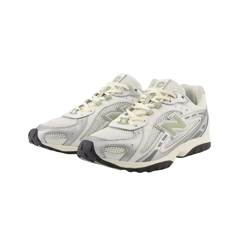 New Balance 204L Silver Metallic Sage Green